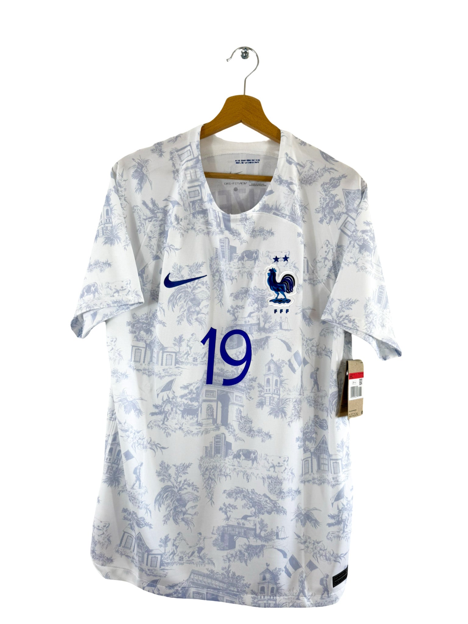 2022 - Maillot Équipe de France extérieur [#19 Benzema] *Neuf* - L