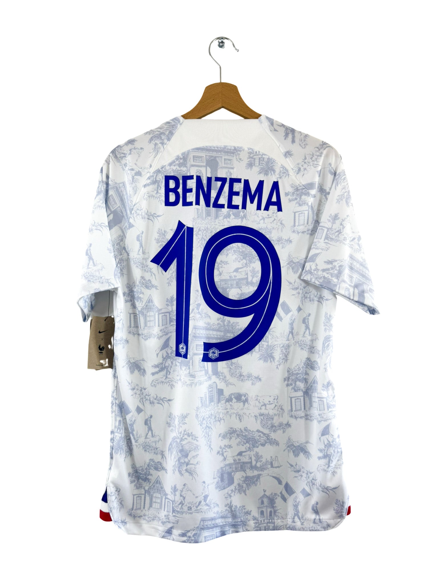 2022 - Maillot Équipe de France extérieur [#19 Benzema] *Neuf* - L