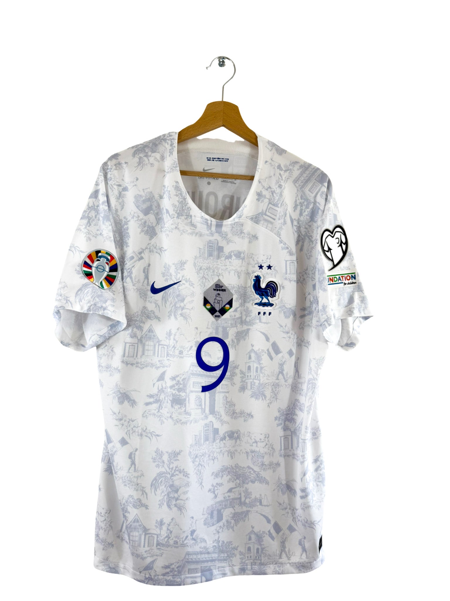 2022- Maillot Équipe de France extérieur  [#9 Giroud] - XL