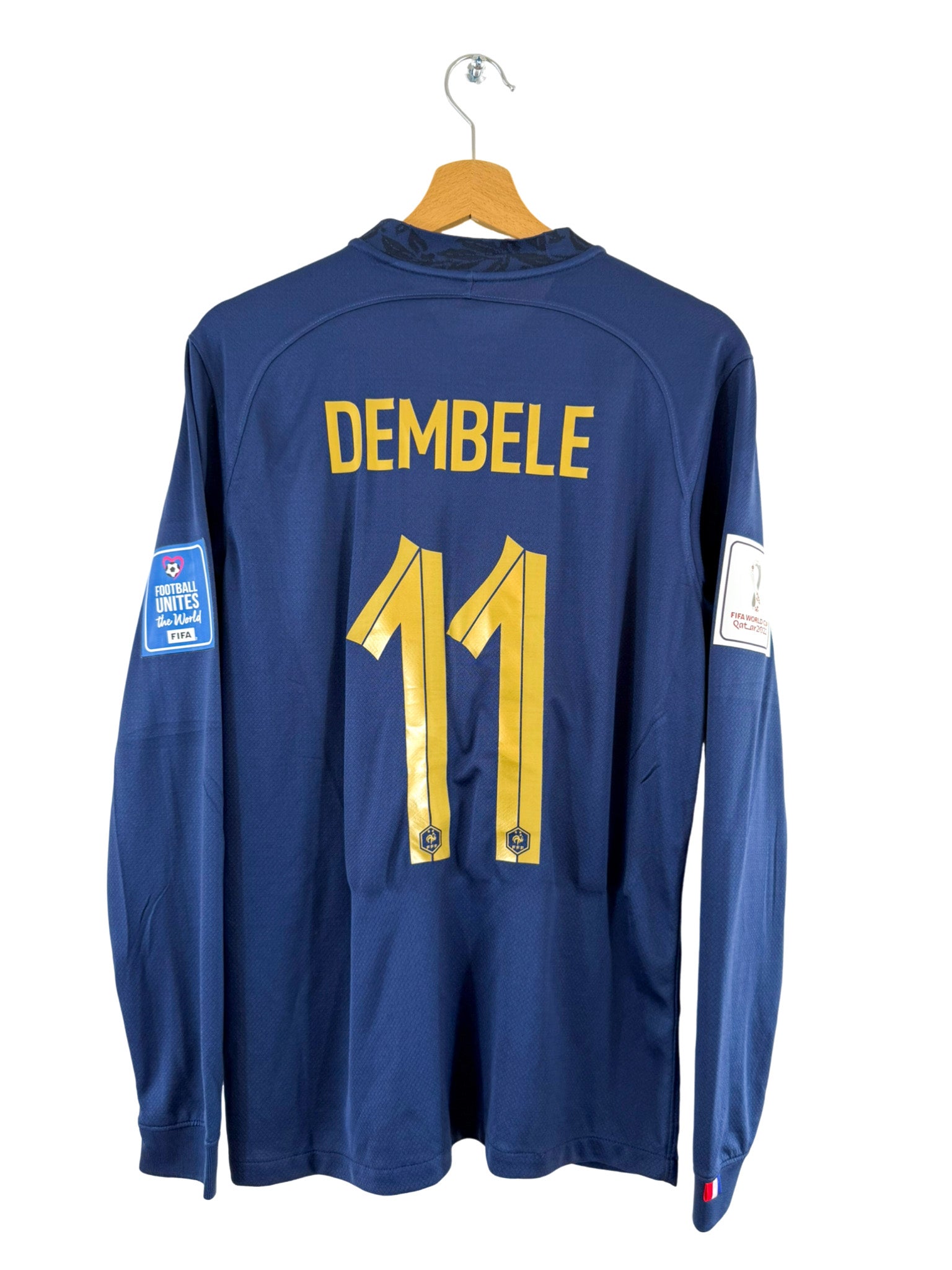 2022 - Maillot Équipe de France domicile [#11 Dembélé] *Manches Longues* - M