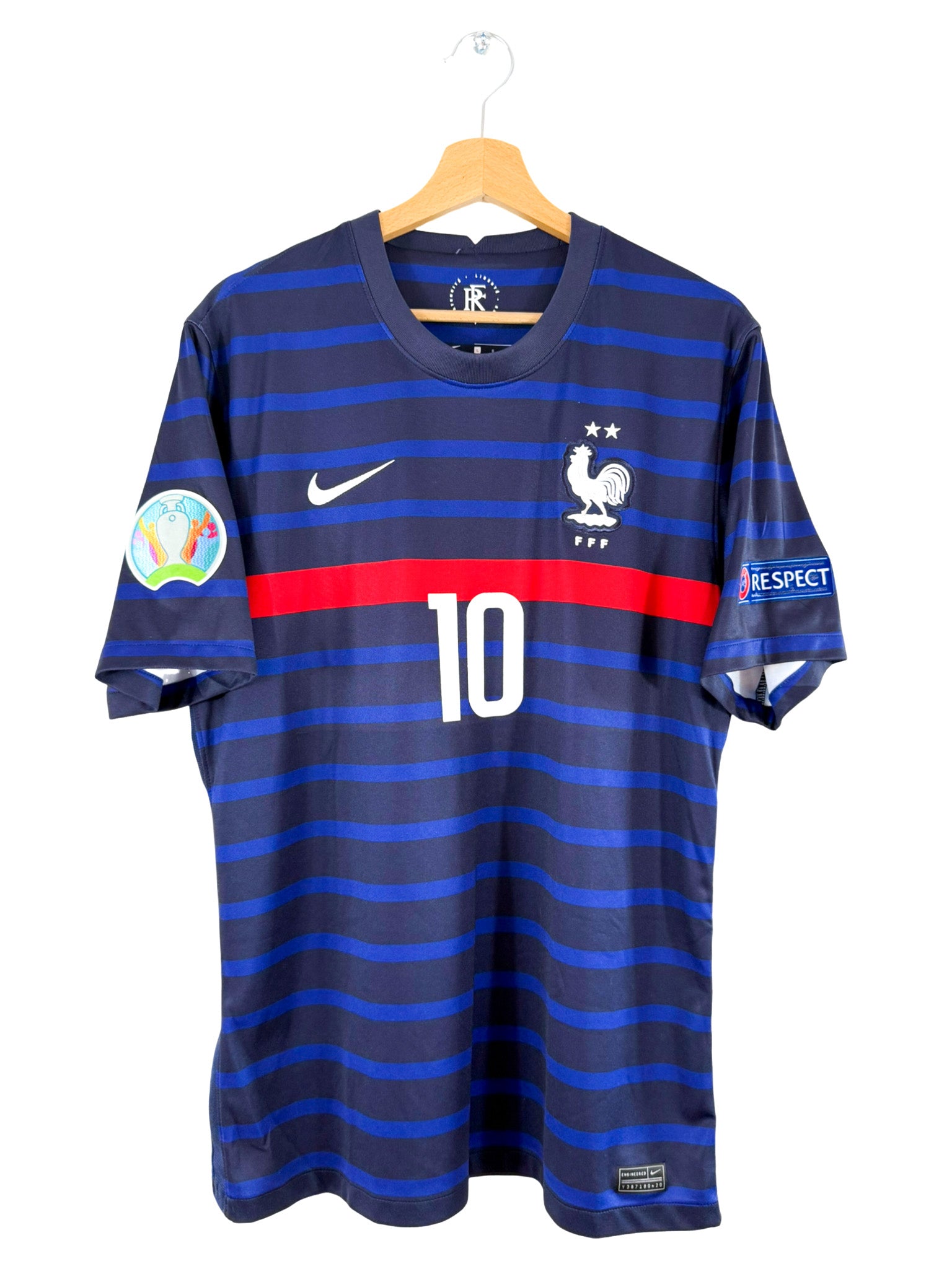 2020 - Camiseta local de la selección francesa [#10 Mbappé] Nike - Talla L