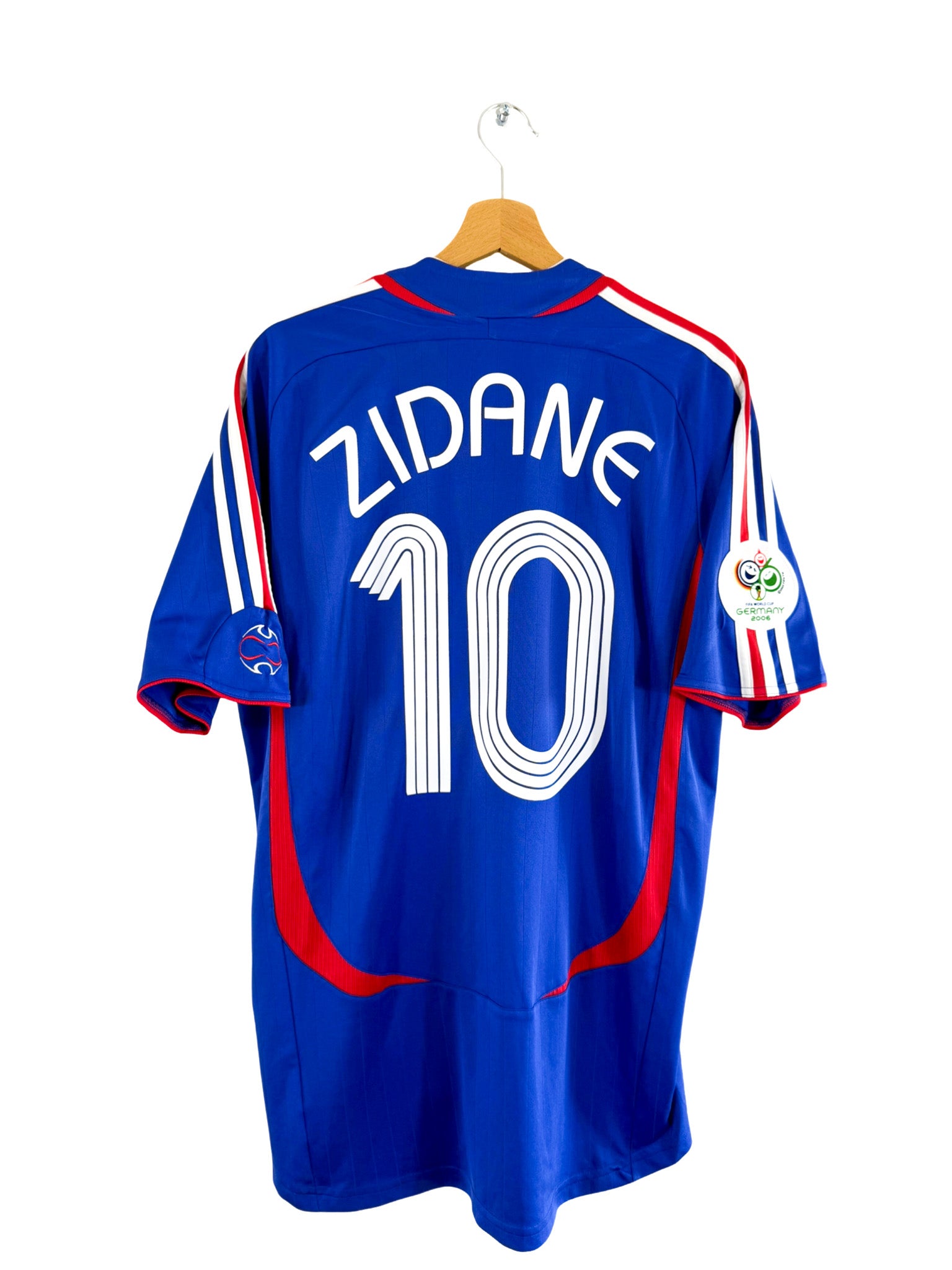 2006 - Camiseta local de la selección francesa [#10 ZIDANE] Adidas - Talla M