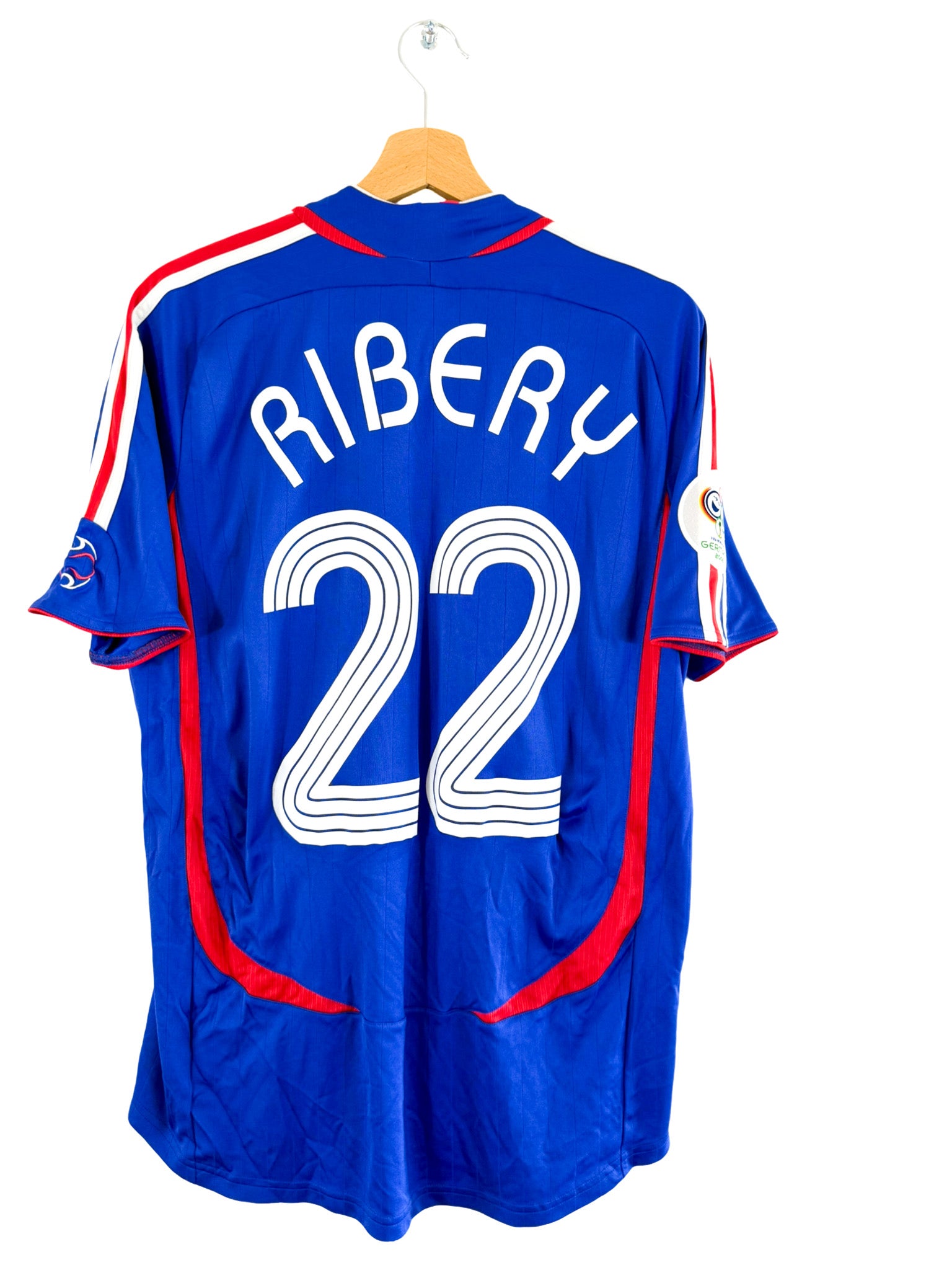 2006 - Camiseta local de Francia [#22 RIBÉRY] Adidas - Talla M