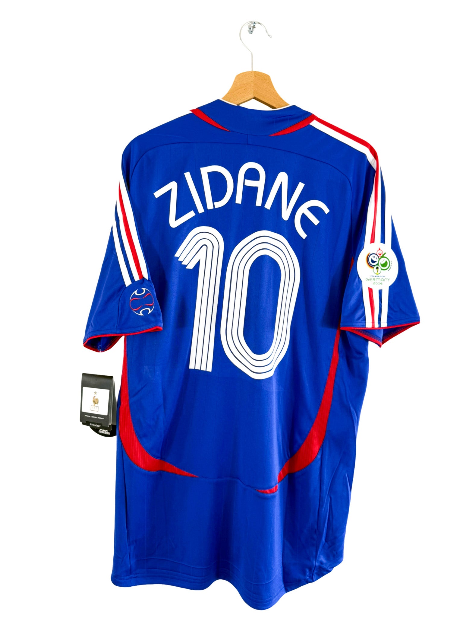 2006 - Camiseta local de la selección francesa [#10 ZIDANE] Adidas - Talla L