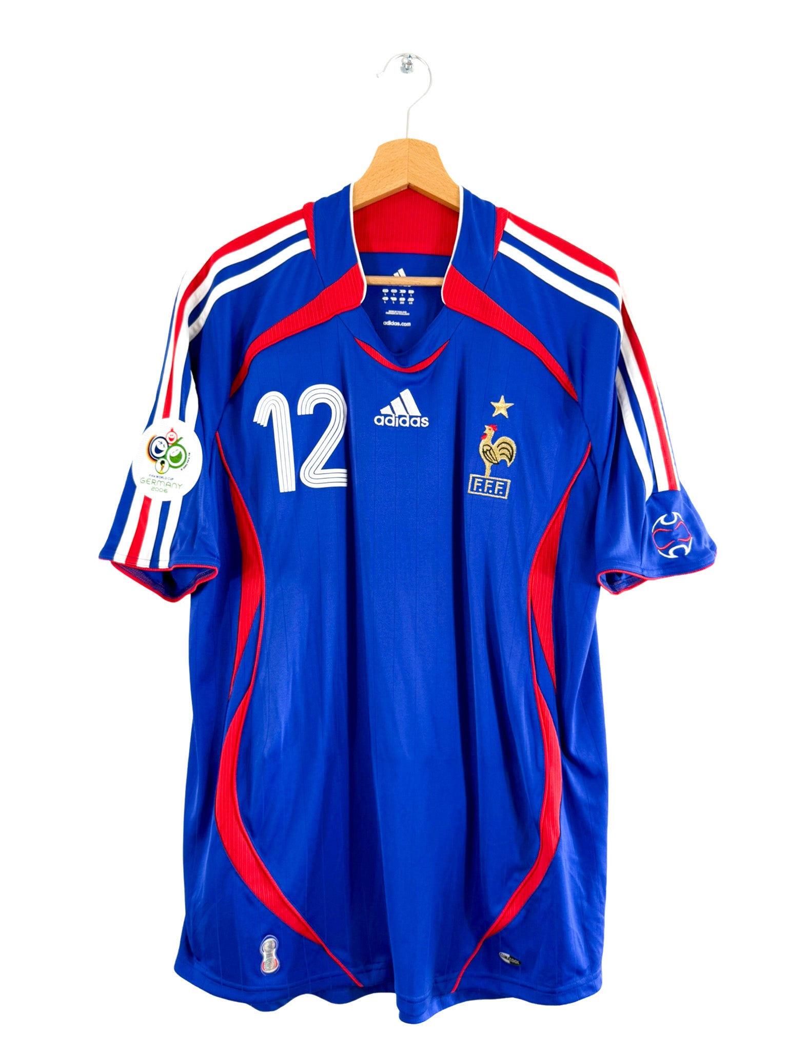2006 - Camiseta local de Francia [#12 HENRY] Adidas - Talla L