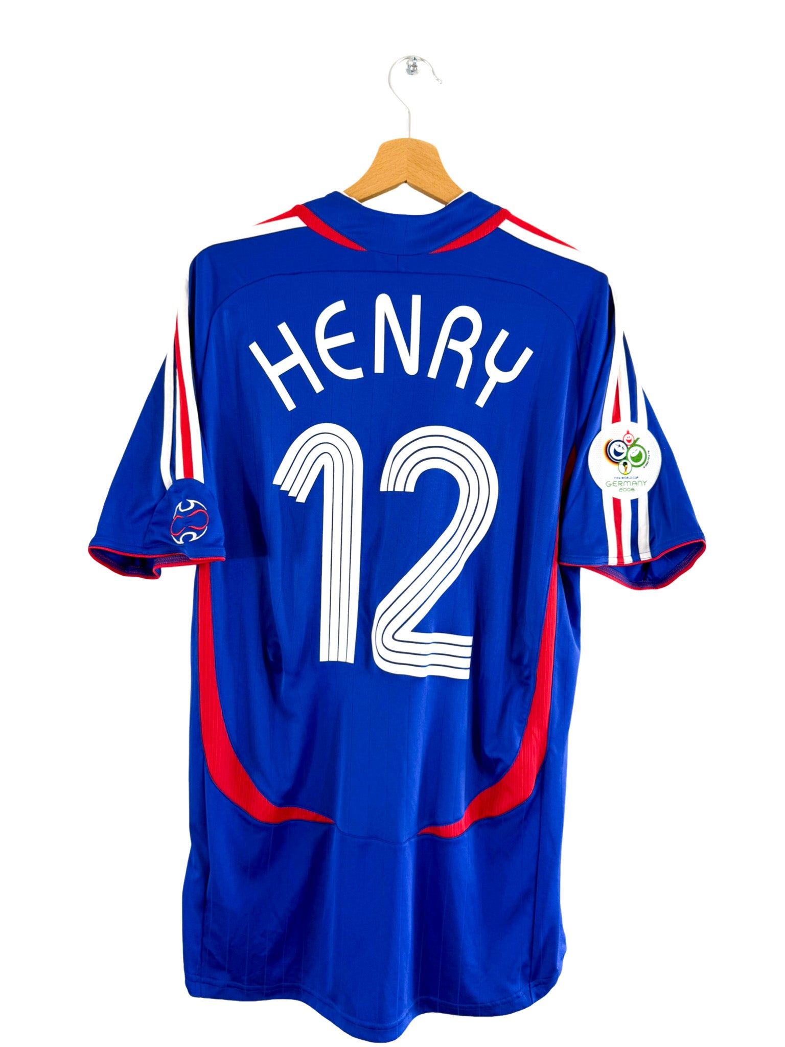 2006 - Camiseta local de Francia [#12 HENRY] Adidas - Talla L