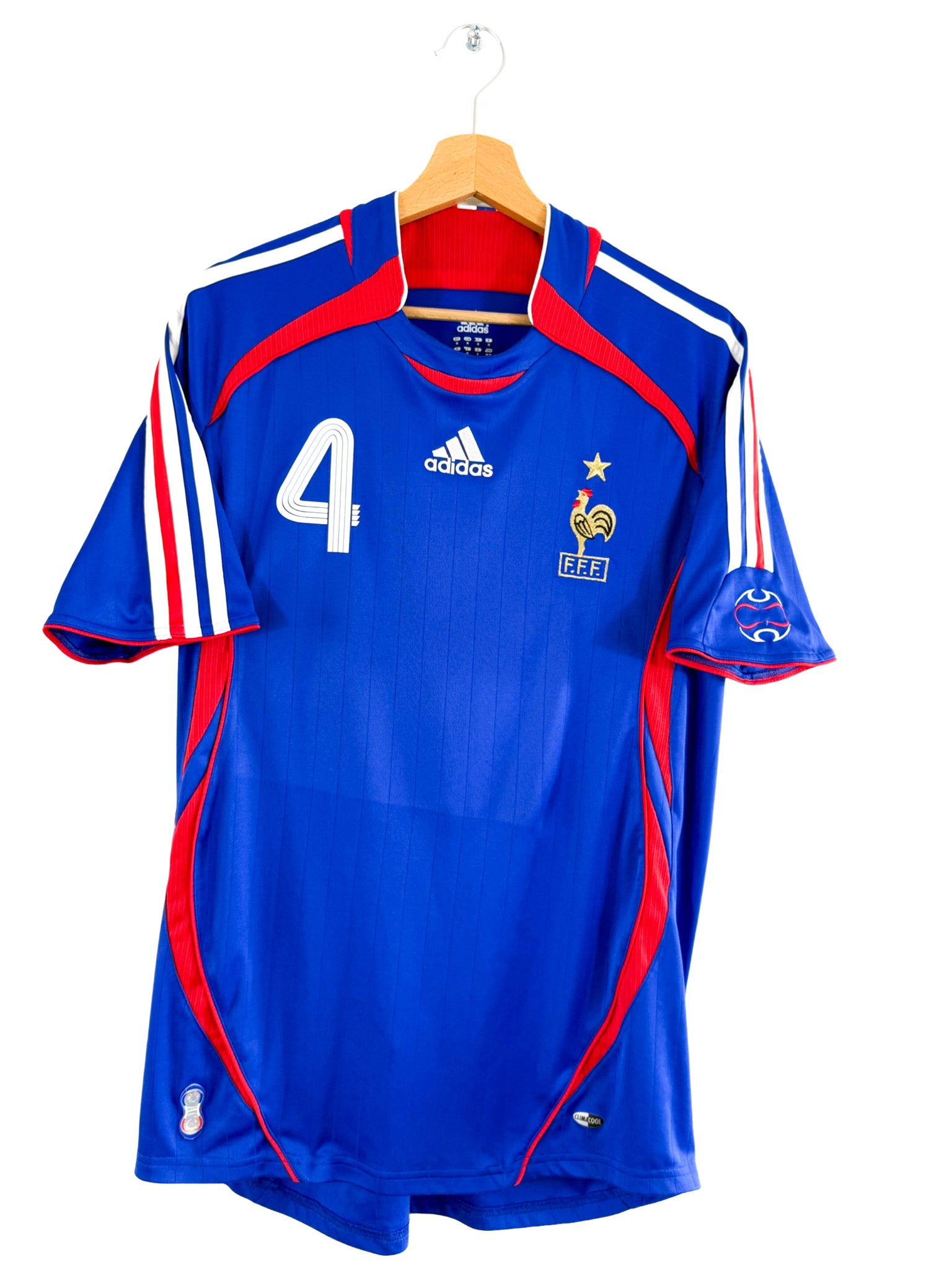2006 - Camiseta local de la selección francesa [#4 VIEIRA] Adidas - Talla S