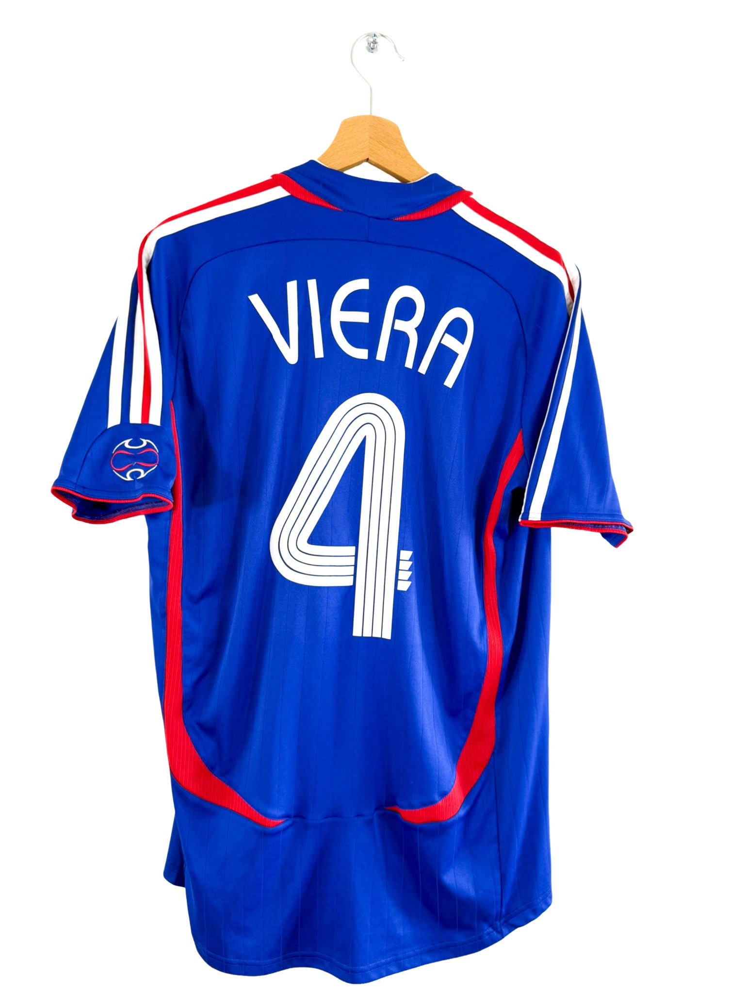 2006 - Camiseta local de la selección francesa [#4 VIEIRA] Adidas - Talla S