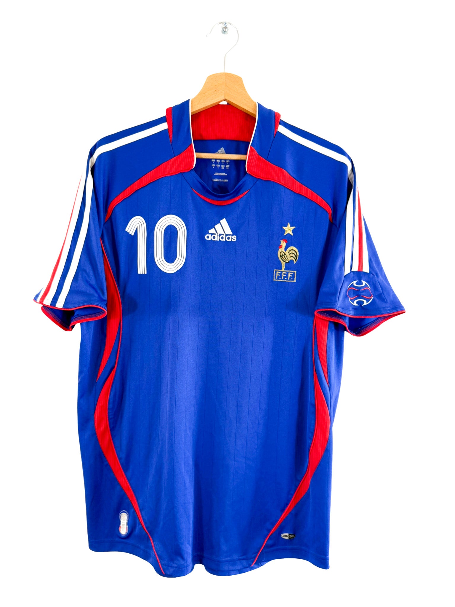 2006 - Camiseta local de la selección francesa [#10 ZIDANE] Adidas - Talla L