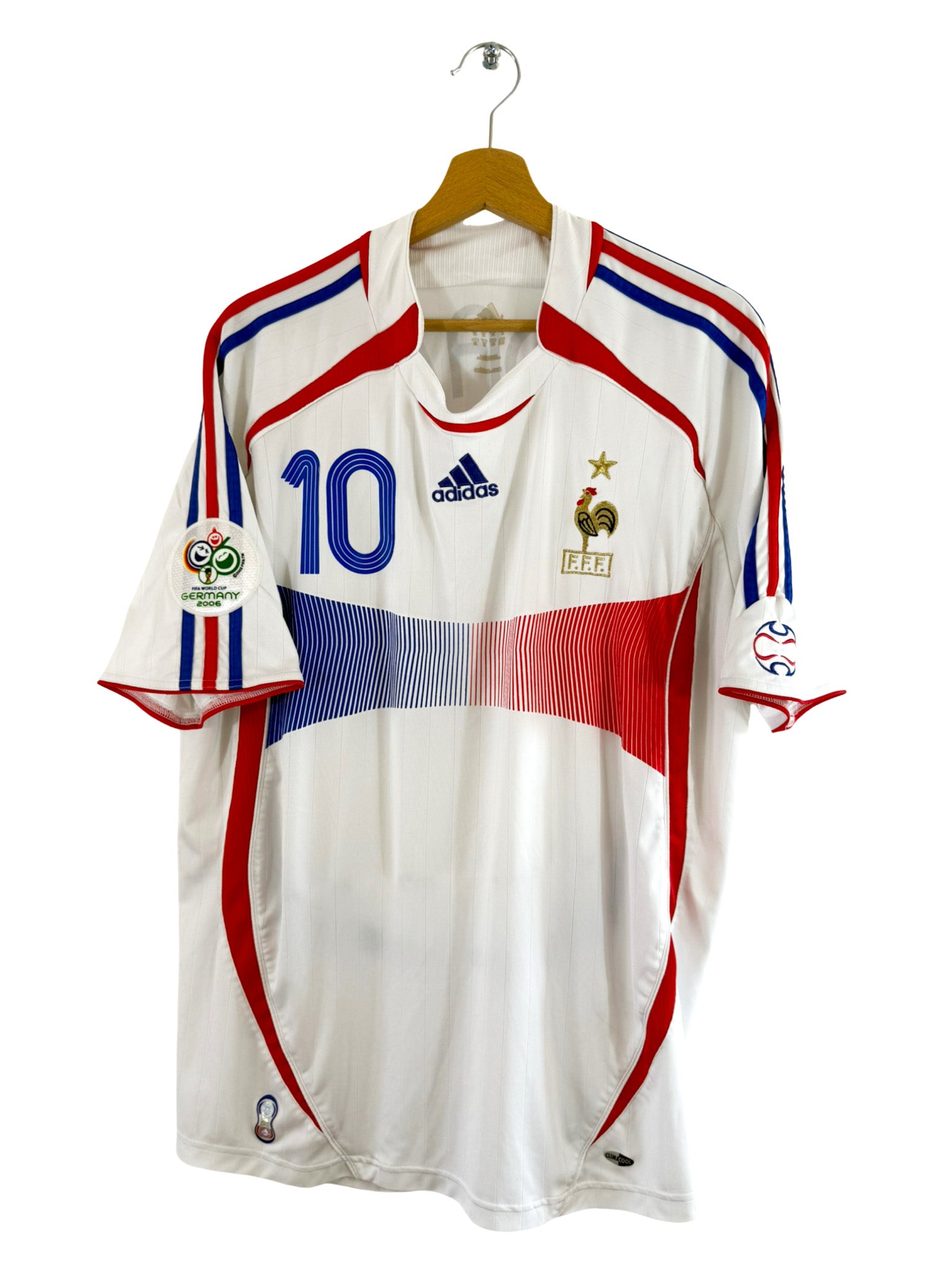 2006 - Maillot Equipe de  France extérieur [#10 ZIDANE] - 2XL