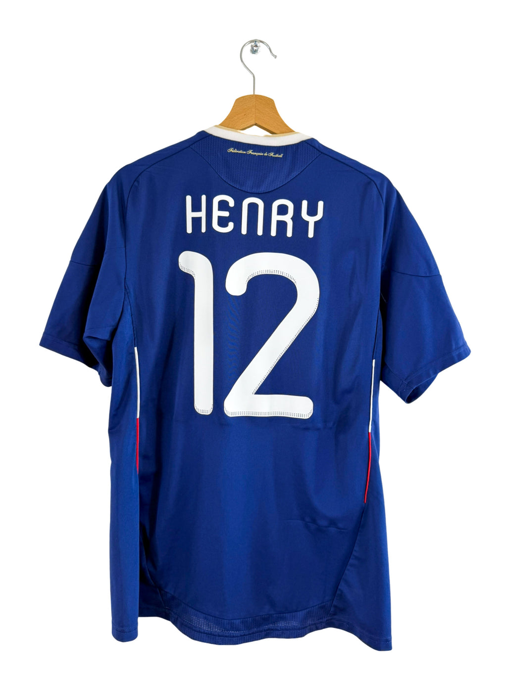 2010 - France National Team Home Jersey [#12 Henry] - XL