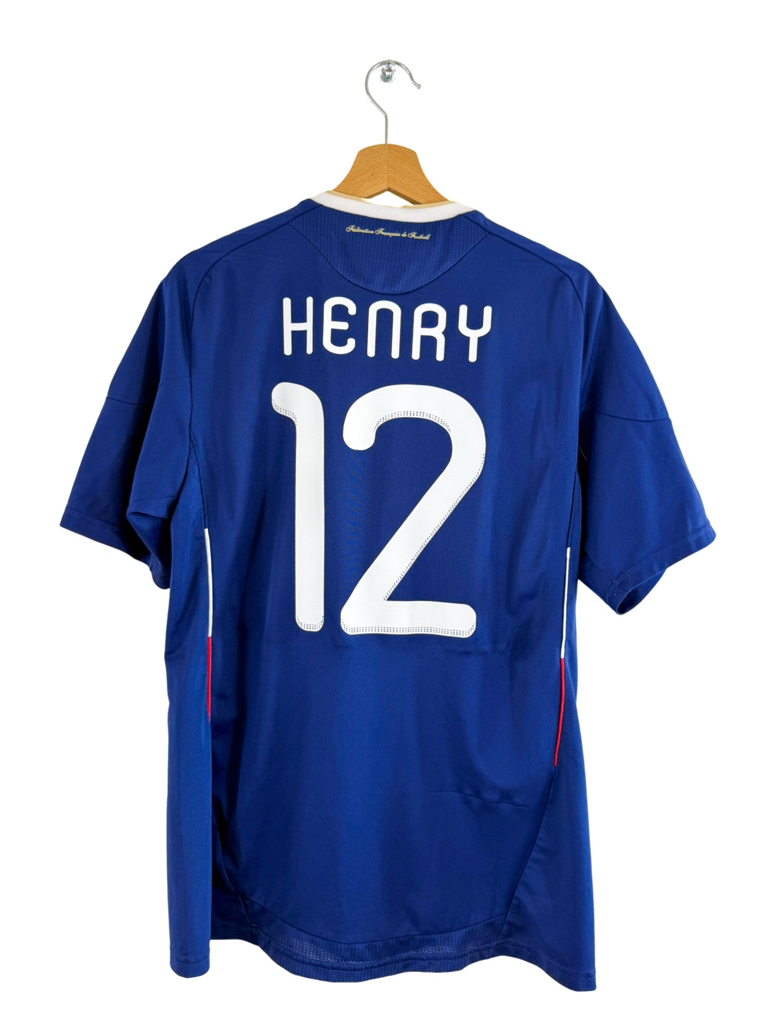 2010 - Camiseta local de Francia [#12 Henry] Adidas - Talla XL