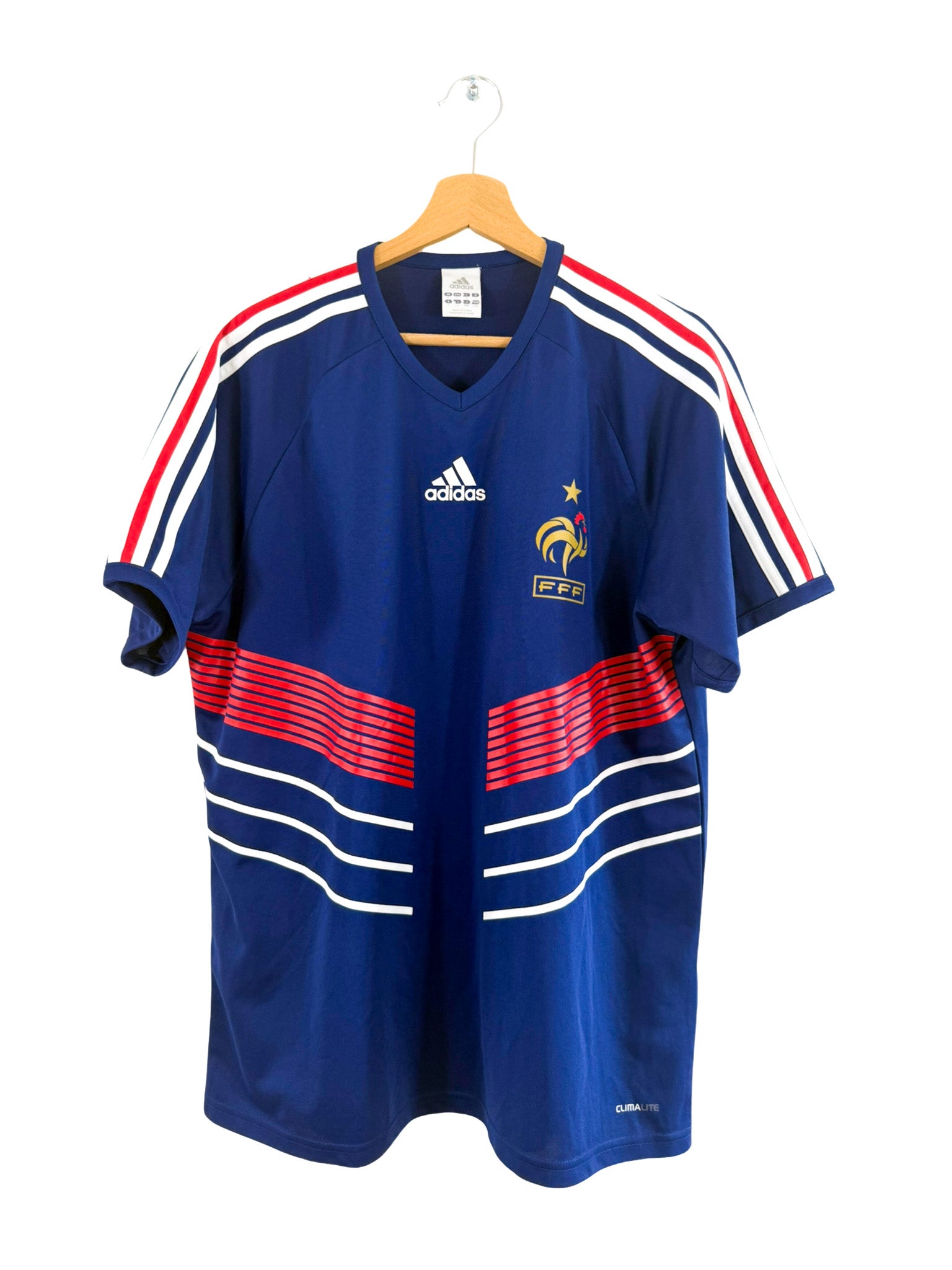 2010 - Camiseta local de la selección francesa Adidas - Talla L