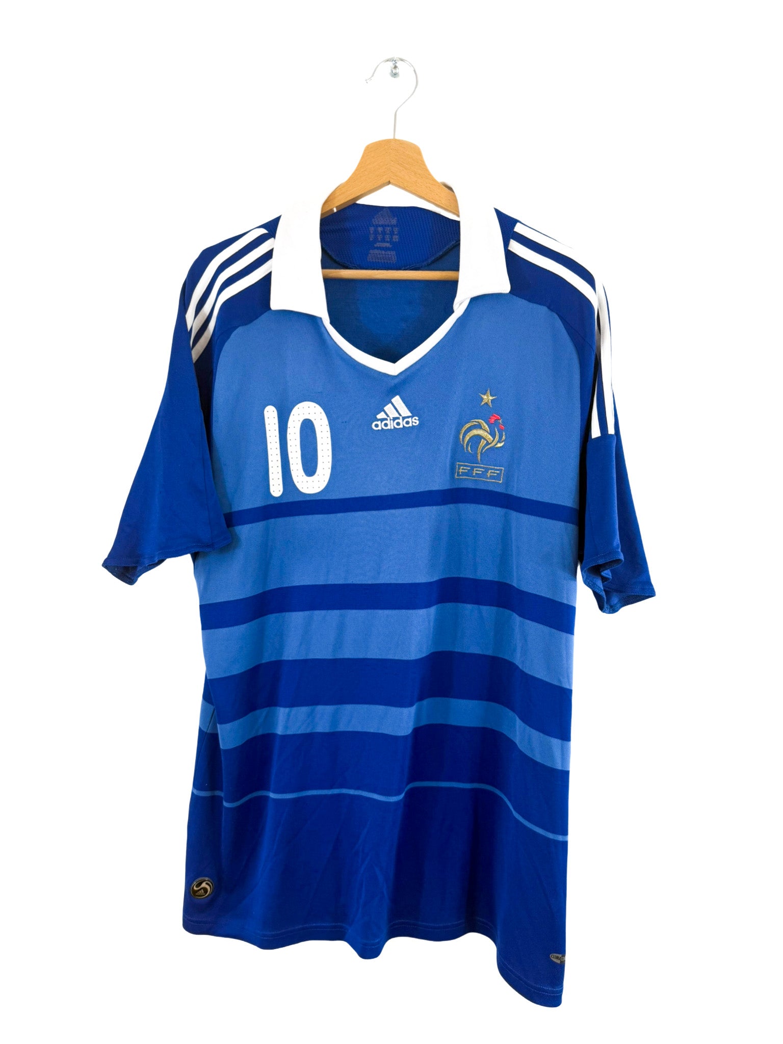 2010 - Camiseta local de la selección francesa [#10 BENZEMA] Adidas - Talla XL