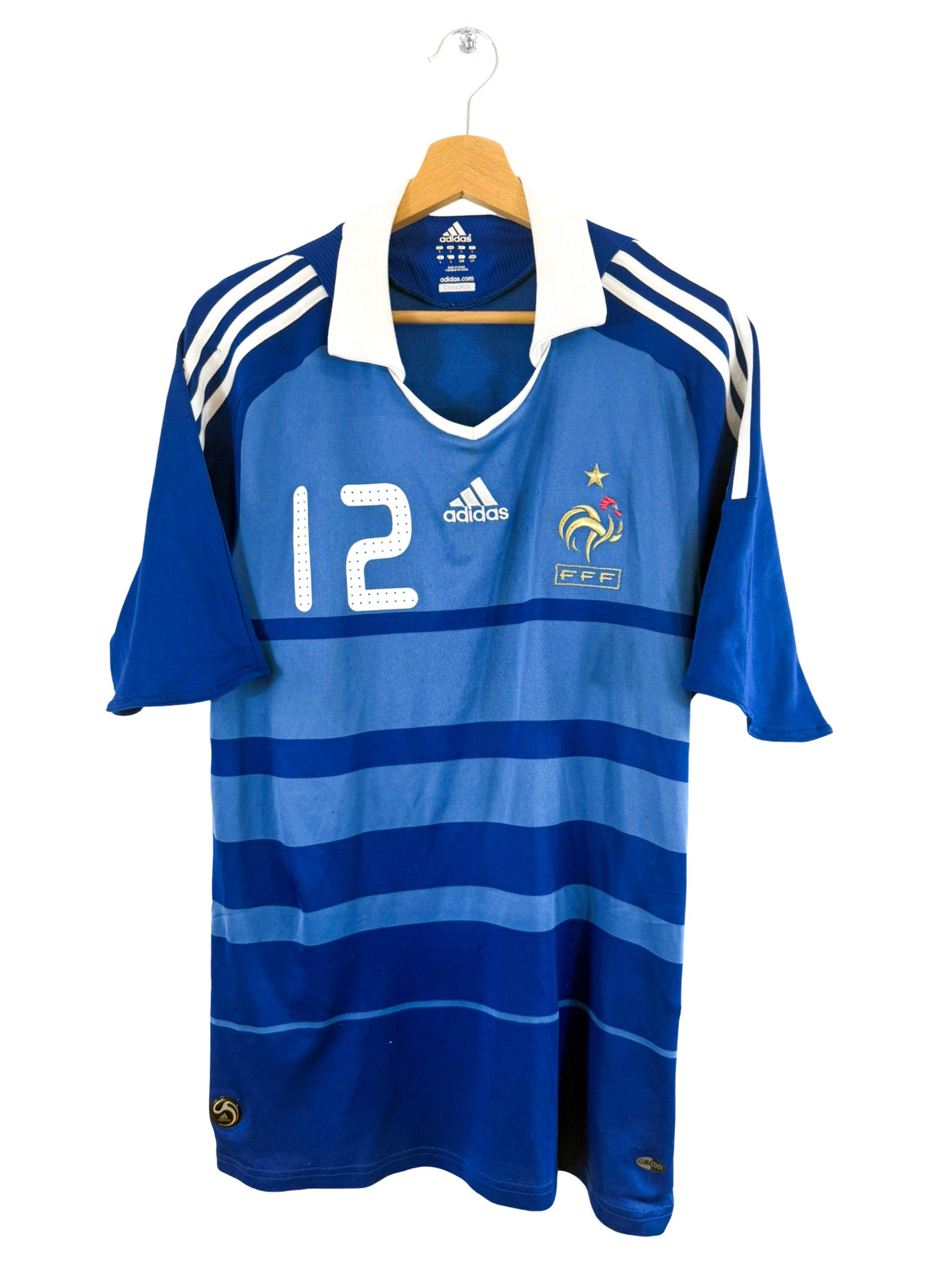 2010 - Camiseta local de Francia [#12 HENRY] Adidas - Talla L
