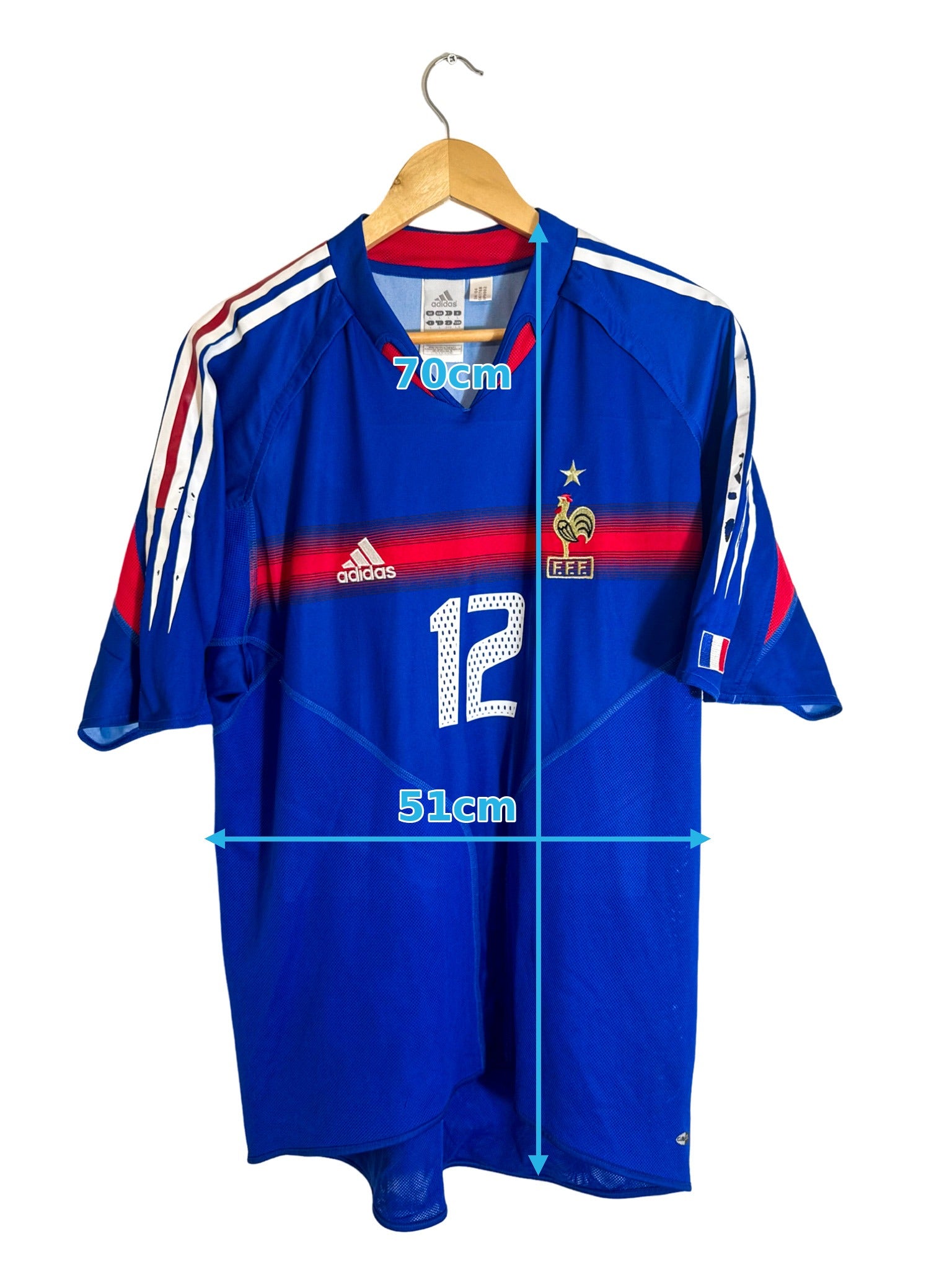2004 - Maillot France domicile [#12 HENRY] - L