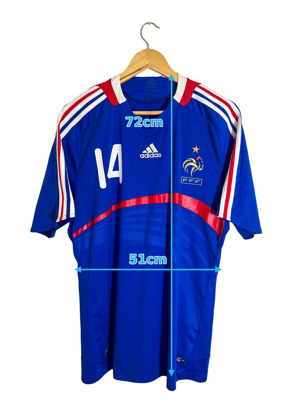 2008 - Maillot France domicile [#14 BEN ARFA] - L