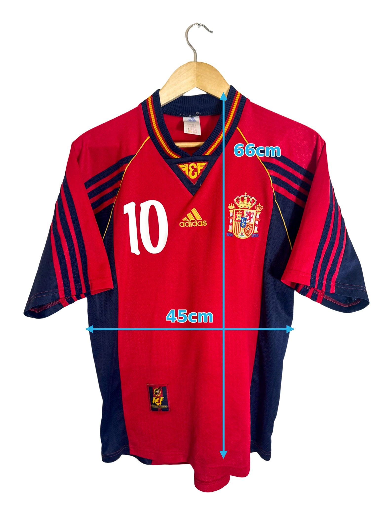 1998 - Maillot Espagne domicile [#10 RAUL] - S