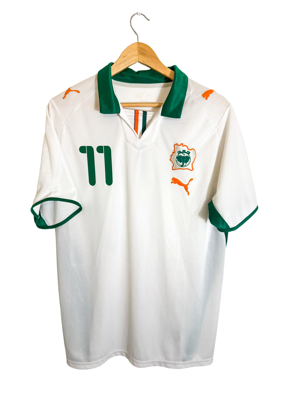 2008 - Maillot Cote d'Ivoire exterieur [#11 DROGBA] - L
