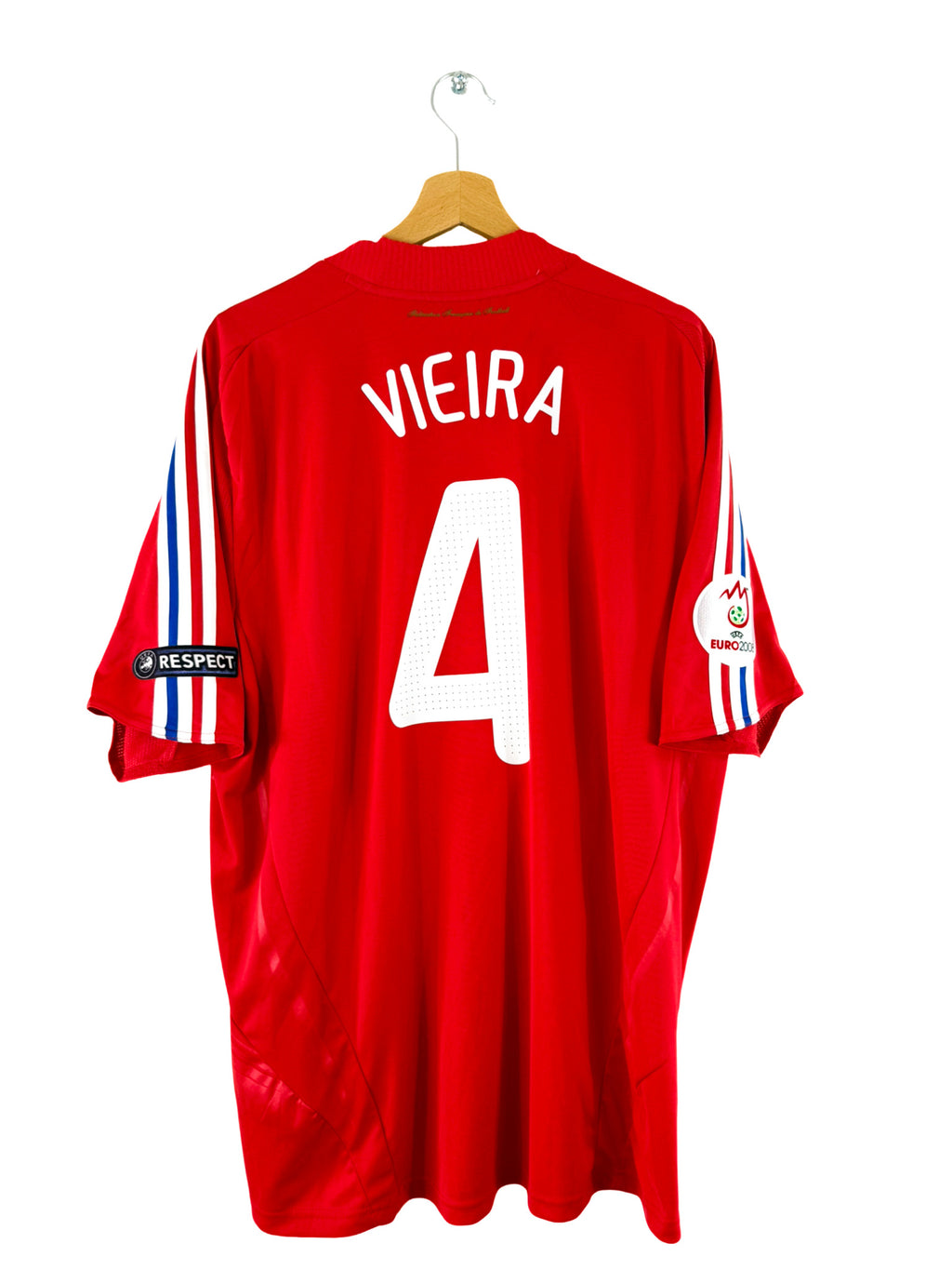 2008 - Maillot Équipe de France extérieur [#4 Vieira] -  XL
