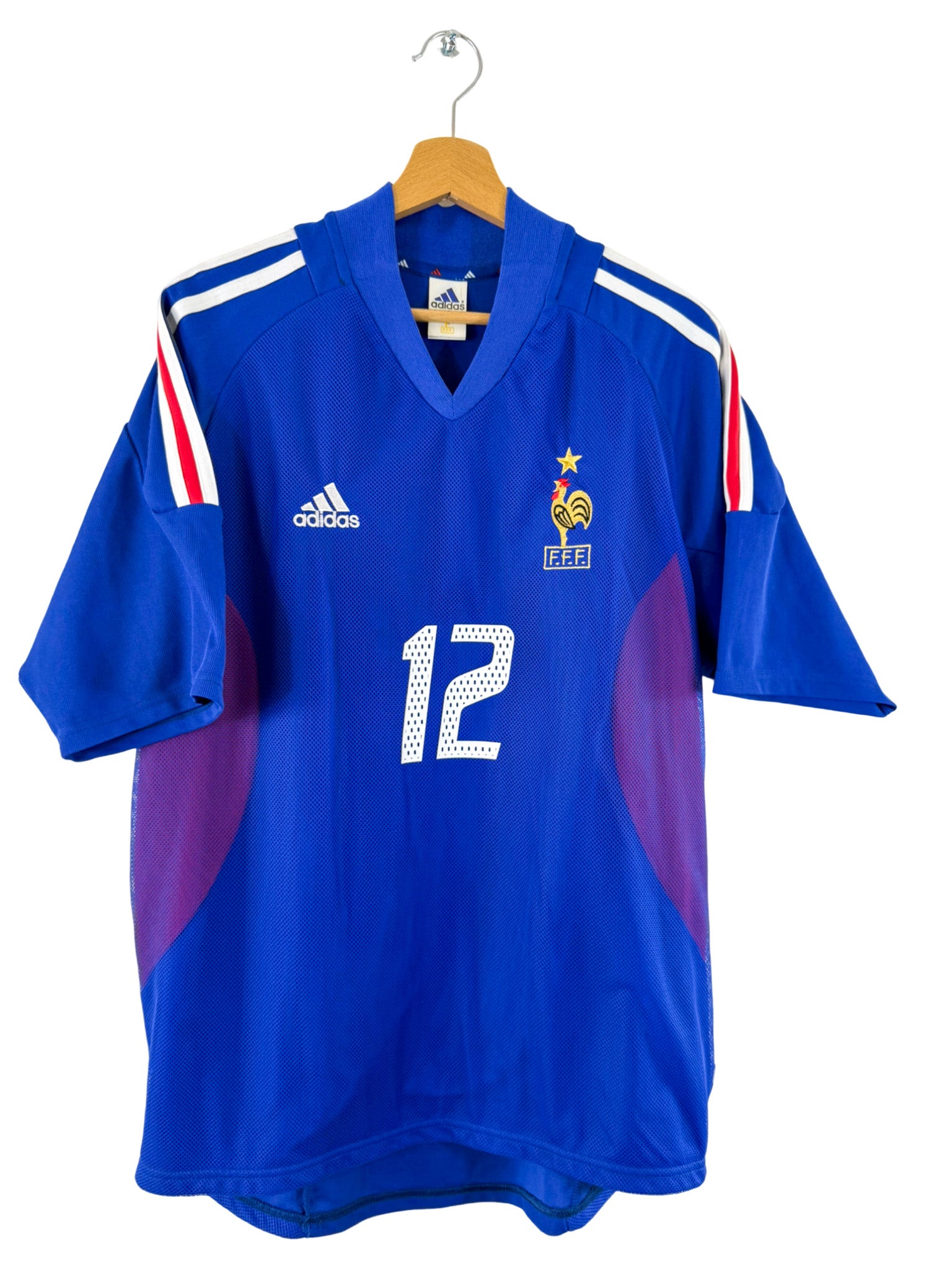 2002 - Camiseta local de Francia [#12 Henry] Adidas - Talla L