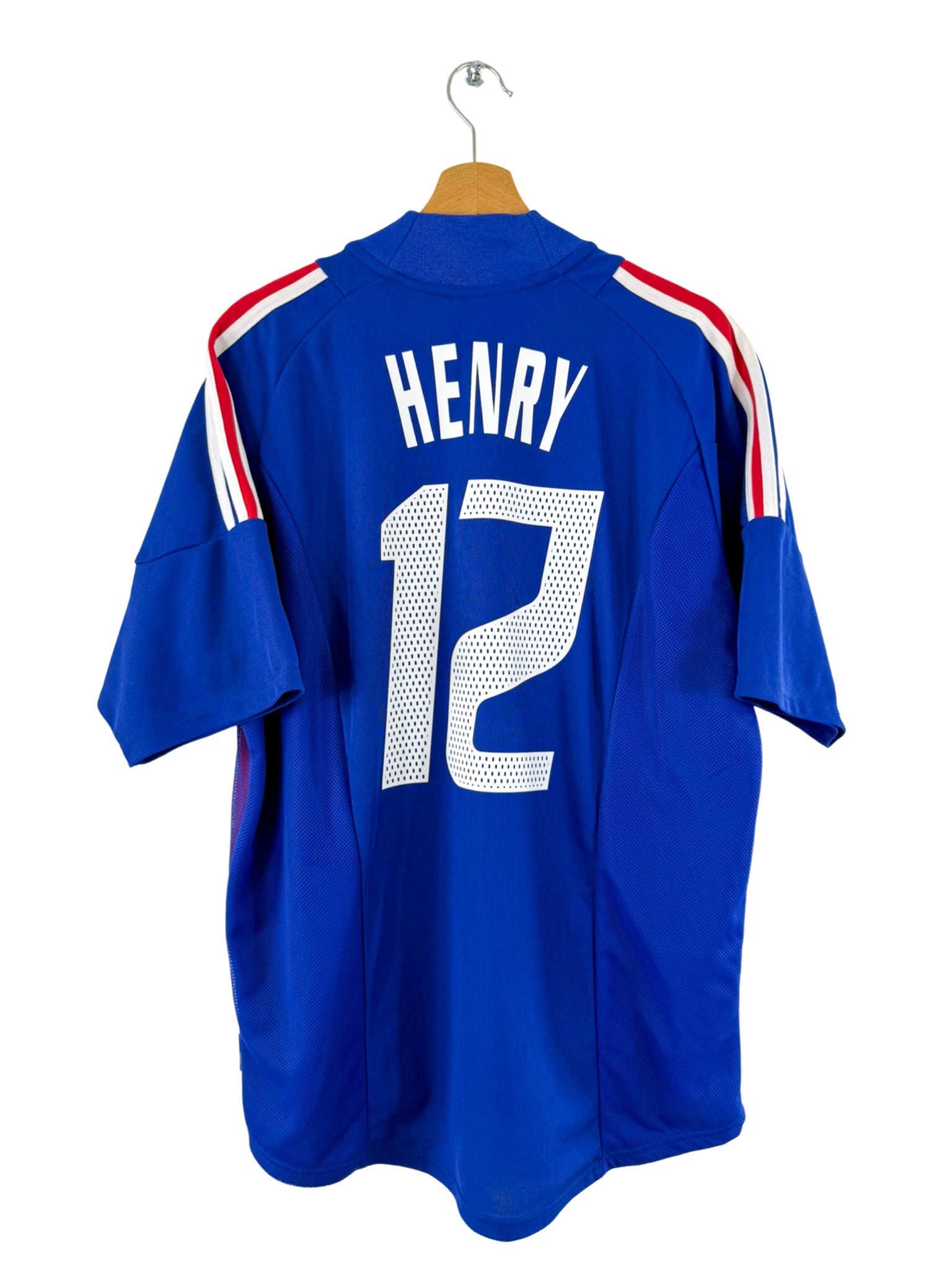 2002 - Camiseta local de Francia [#12 Henry] Adidas - Talla L
