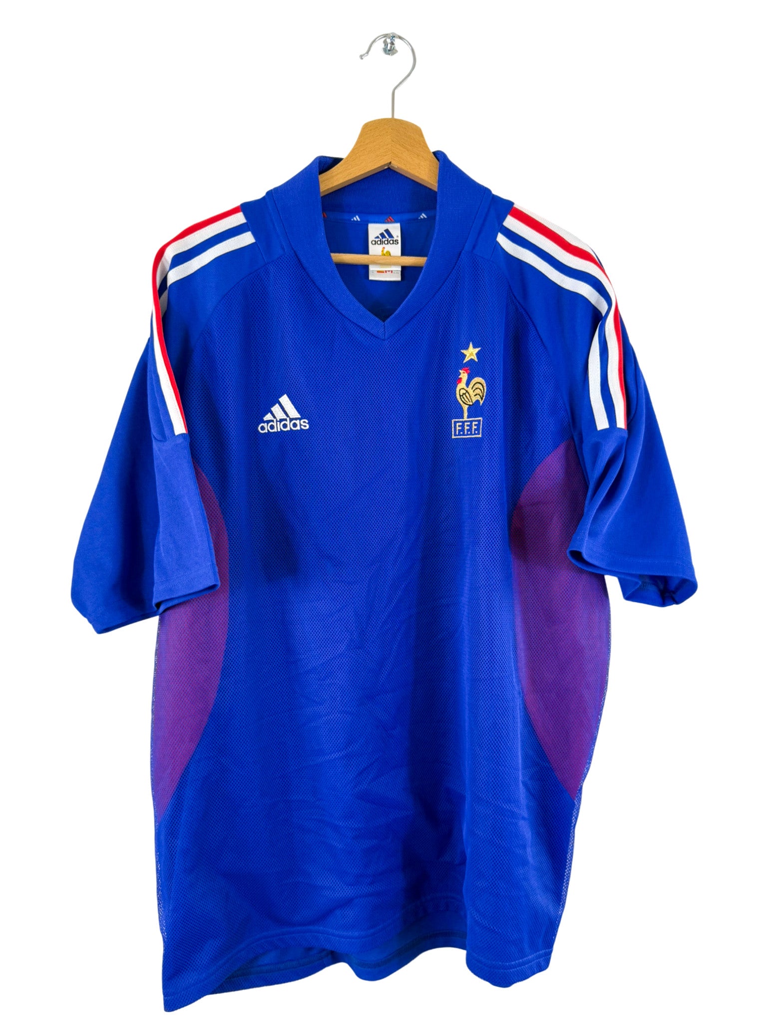 2002 - Camiseta local de la selección francesa *Edición exclusiva* Adidas - Talla XL