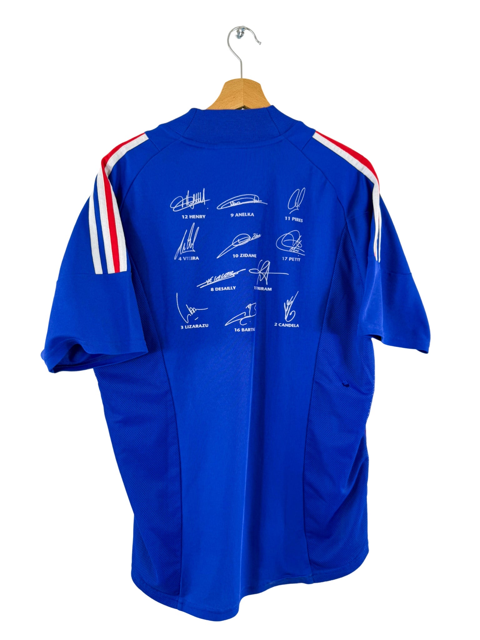 2002 - Camiseta local de la selección francesa *Edición exclusiva* Adidas - Talla XL