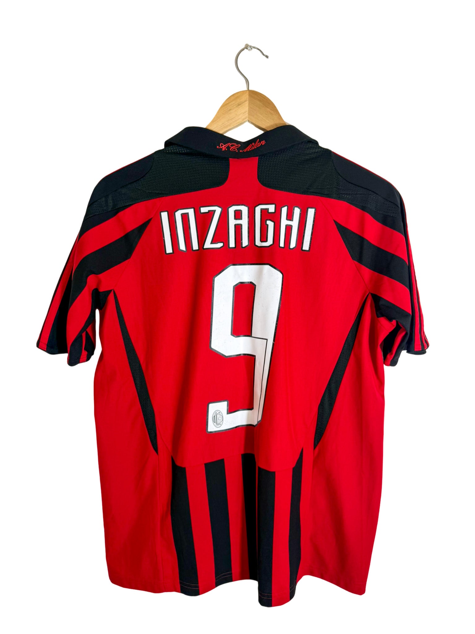 2007/2008 - Maillot AC Milan domicile [#9 INZAGHI] - 14 ans