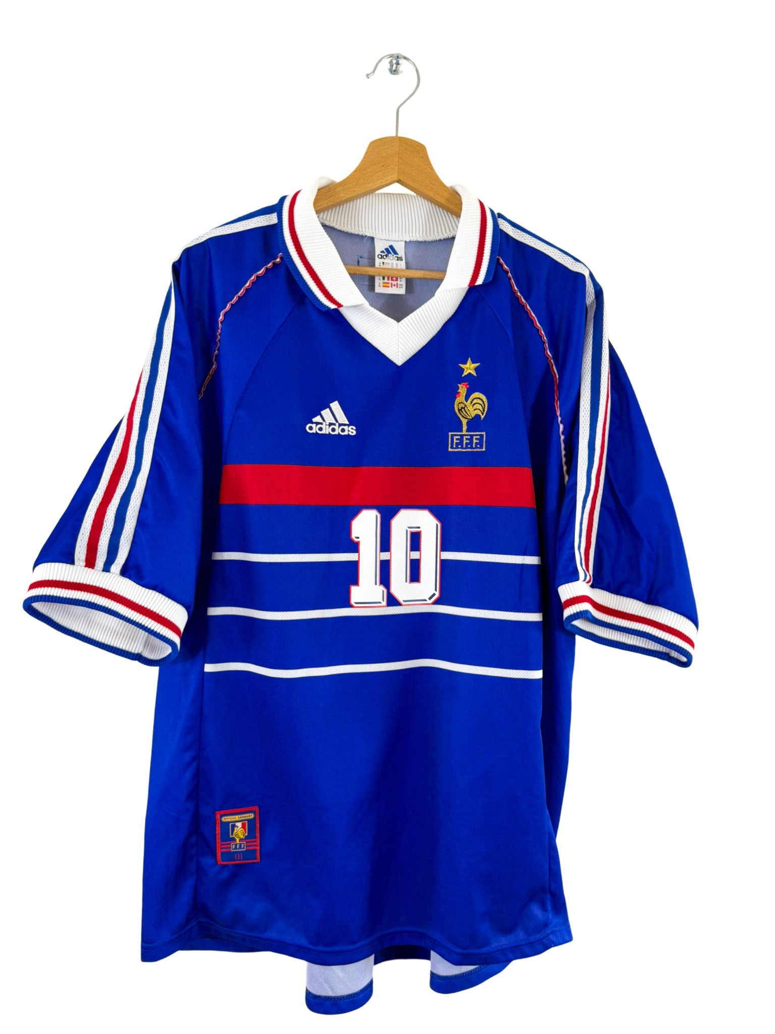 1998 - Maillot France domicile [#10 Zidane] - XL