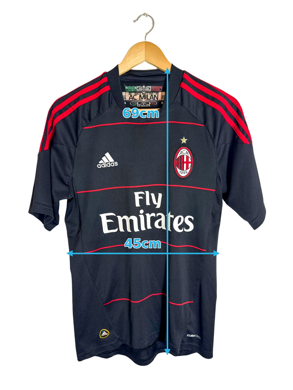 2010/2011 - Maillot AC Milan third [#80 RONALDINHO] - S