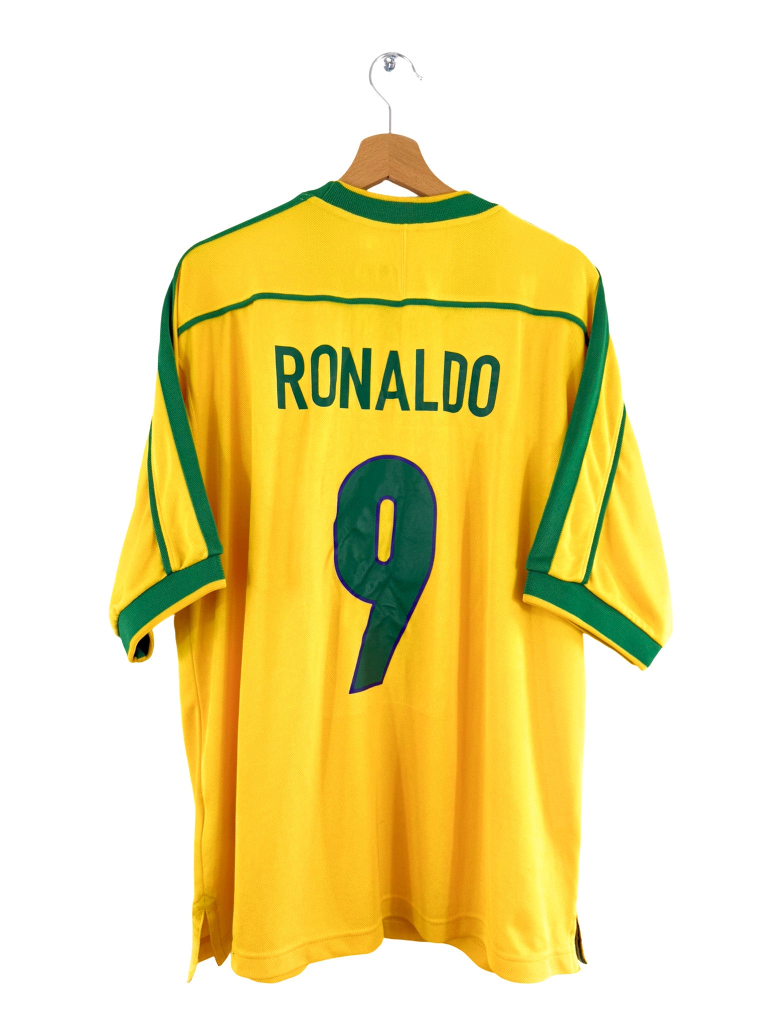 1998 Maillot Brésil domicile [#9 Ronaldo] - XL