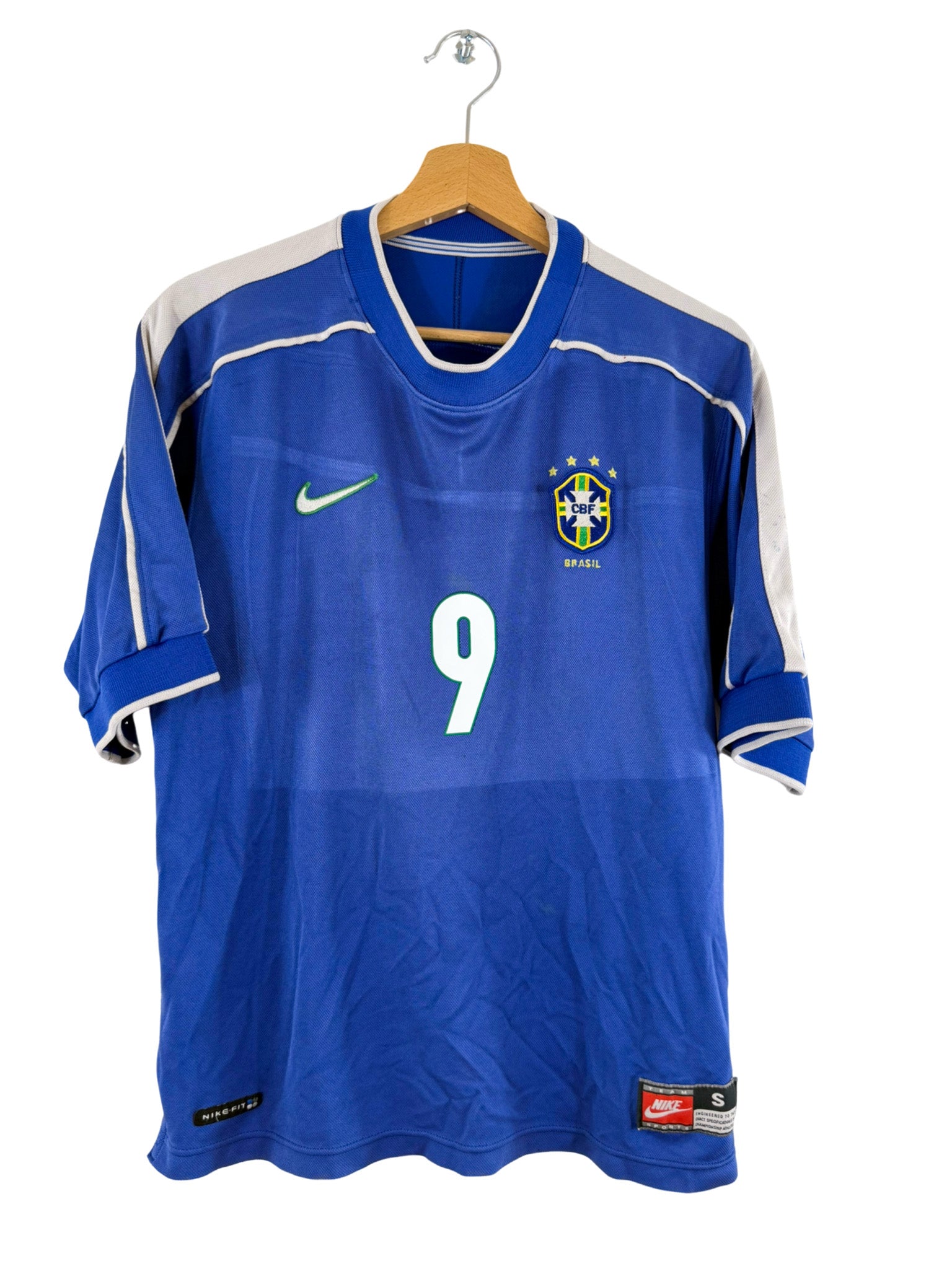 1998 - Maillot Brésil extérieur [#9 Ronaldo] - S