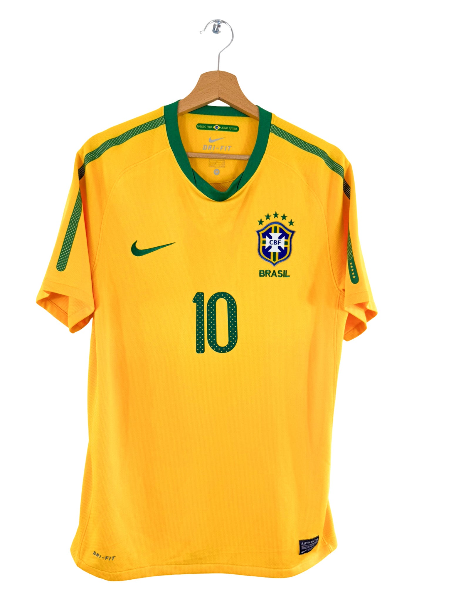 2010 - Camiseta local de Brasil [#10 Kaká] Nike - Talla XL