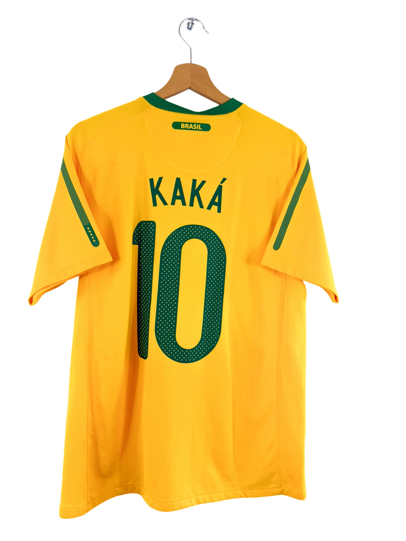 2010 - Camiseta local de Brasil [#10 Kaká] Nike - Talla XL