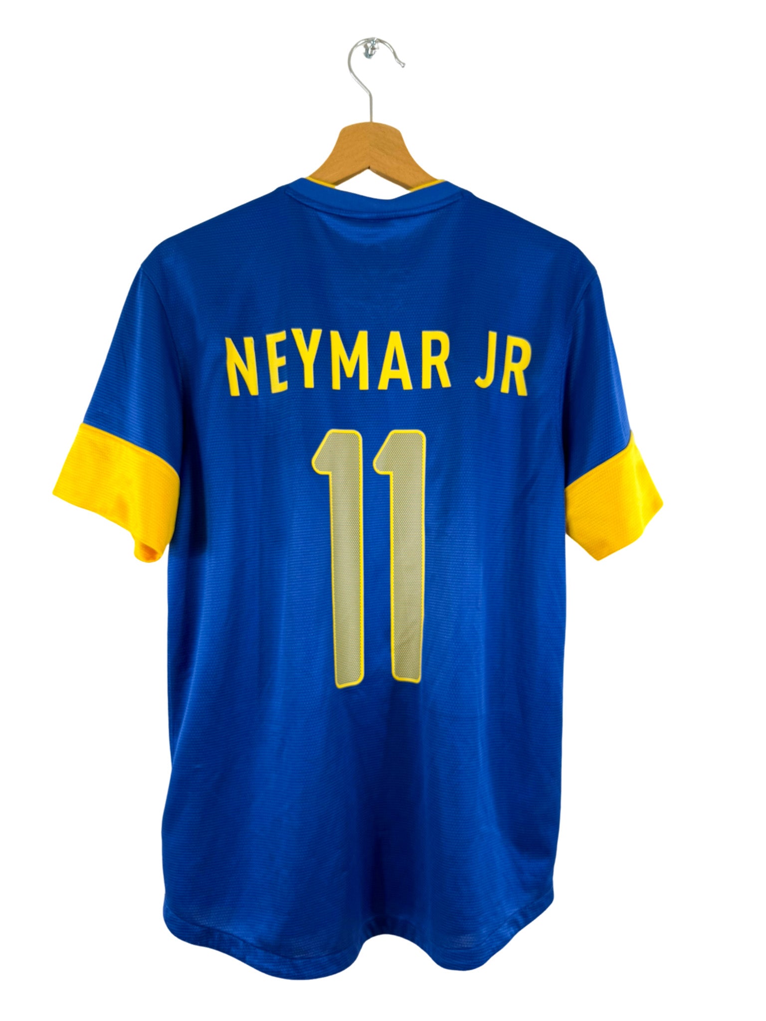 2012 - Camiseta de visitante de Brasil [#11 Neymar Jr] Nike - Talla M
