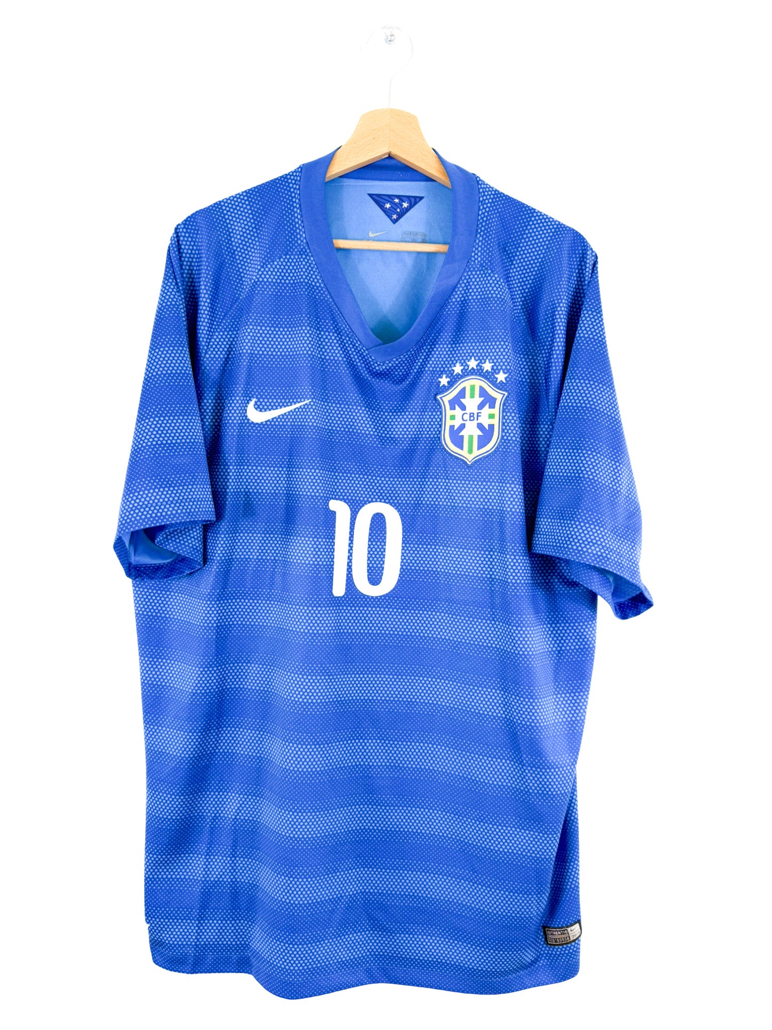 2014 - Camiseta de visitante de Brasil [#10 Neymar Jr] Nike - Talla 2XL