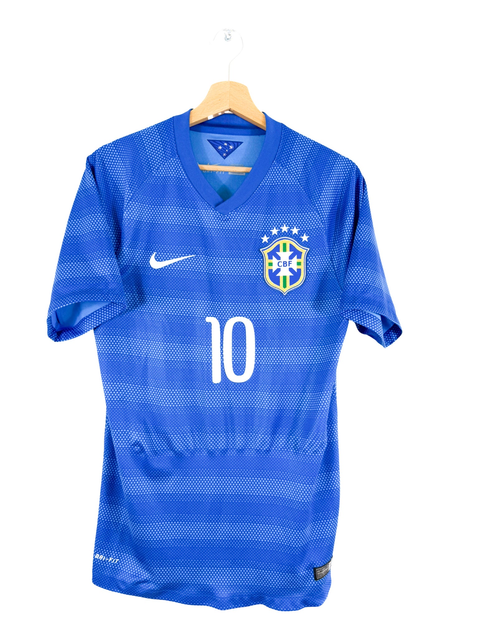 2014 - Camiseta de visitante de Brasil [#10 Neymar Jr] Nike - Talla S