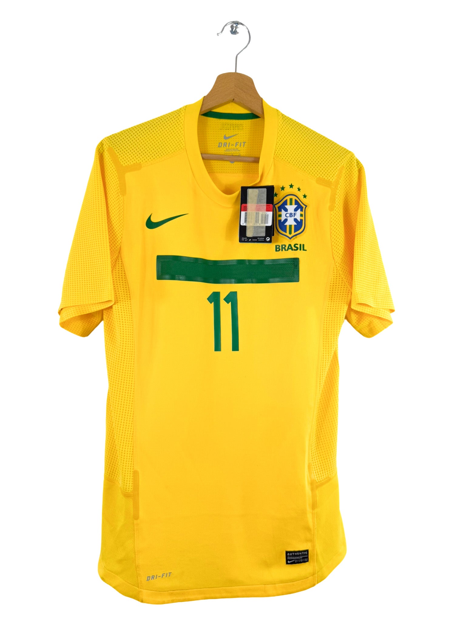 2011 - Camiseta local de Brasil [#11 Neymar Jr] Nike - Talla L