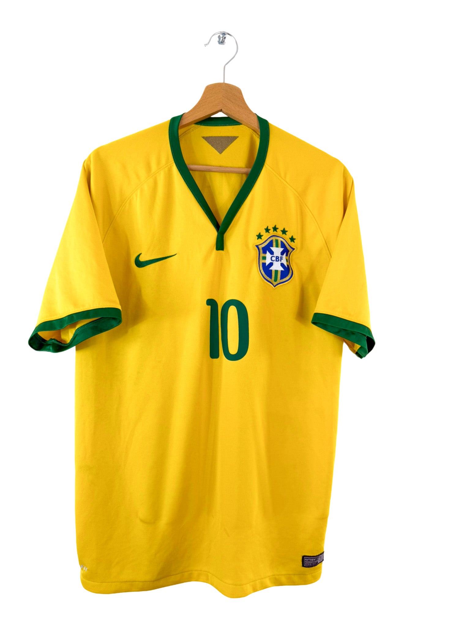 2014 - Camiseta local de Brasil [#10 Neymar Jr] Nike - Talla XL
