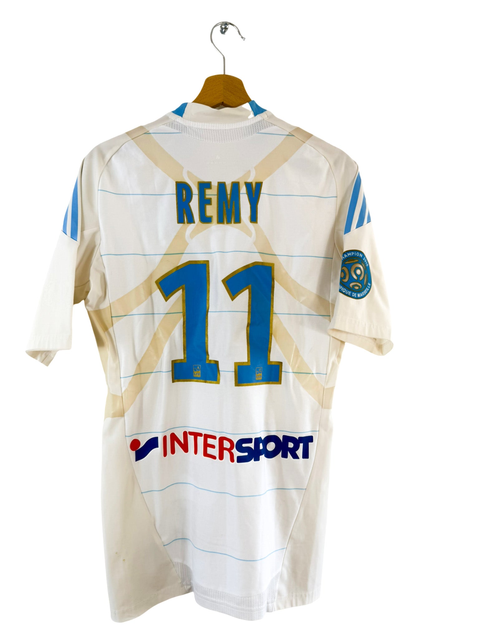 2010/2011  Maillot Olympique de Marseille domicile [#11 Rémy] *Match Issue* - L