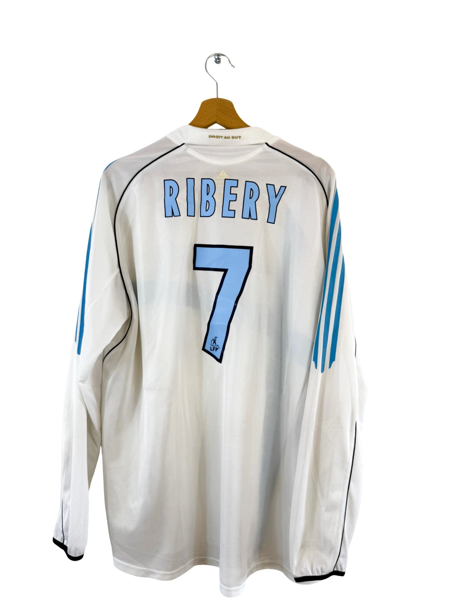 2005/2006 - Maillot Olympique de Marseille domicile [#7 Ribéry] *Manches Longues* - XL