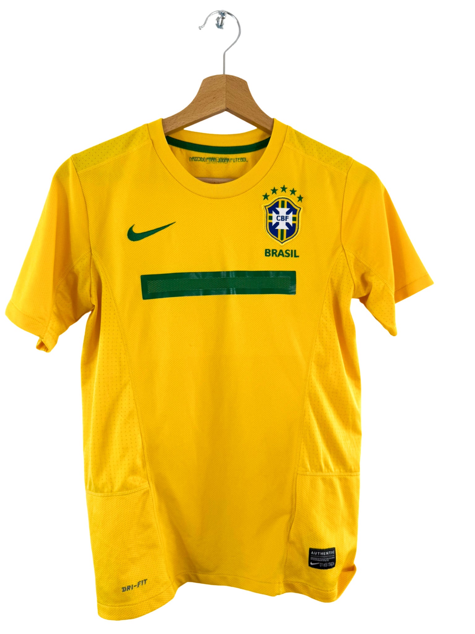 2011 - Camiseta local de Brasil Nike - Talla XXS