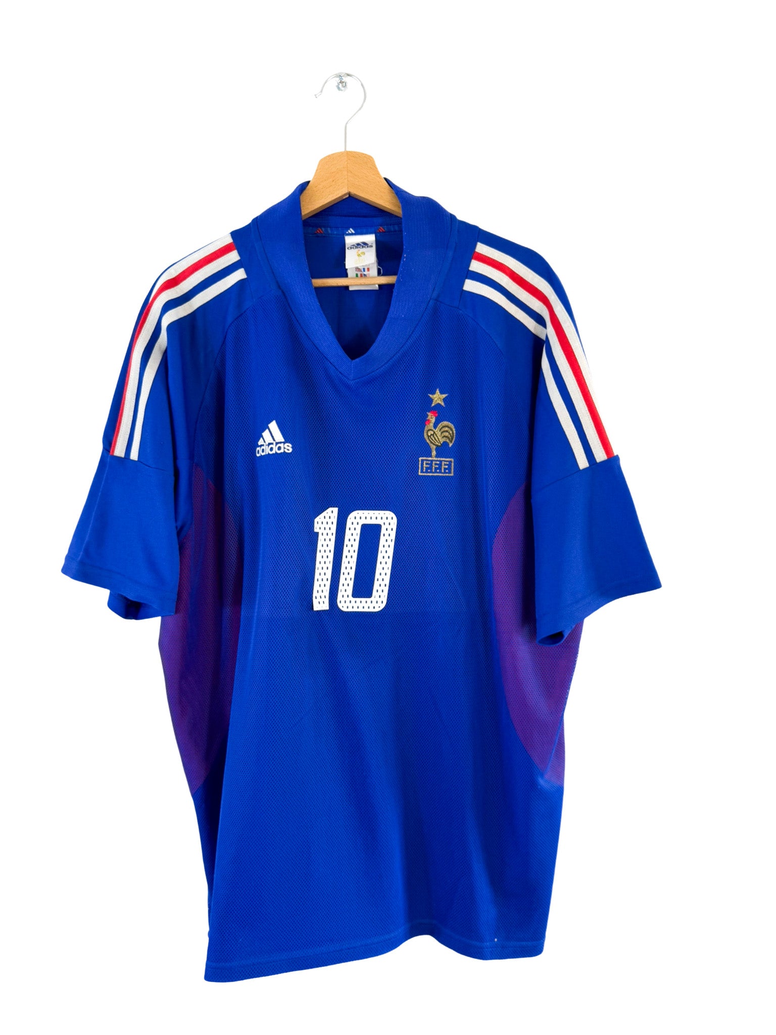2002 - Maillot Équipe de France domicile [#10 Zidane] - XL