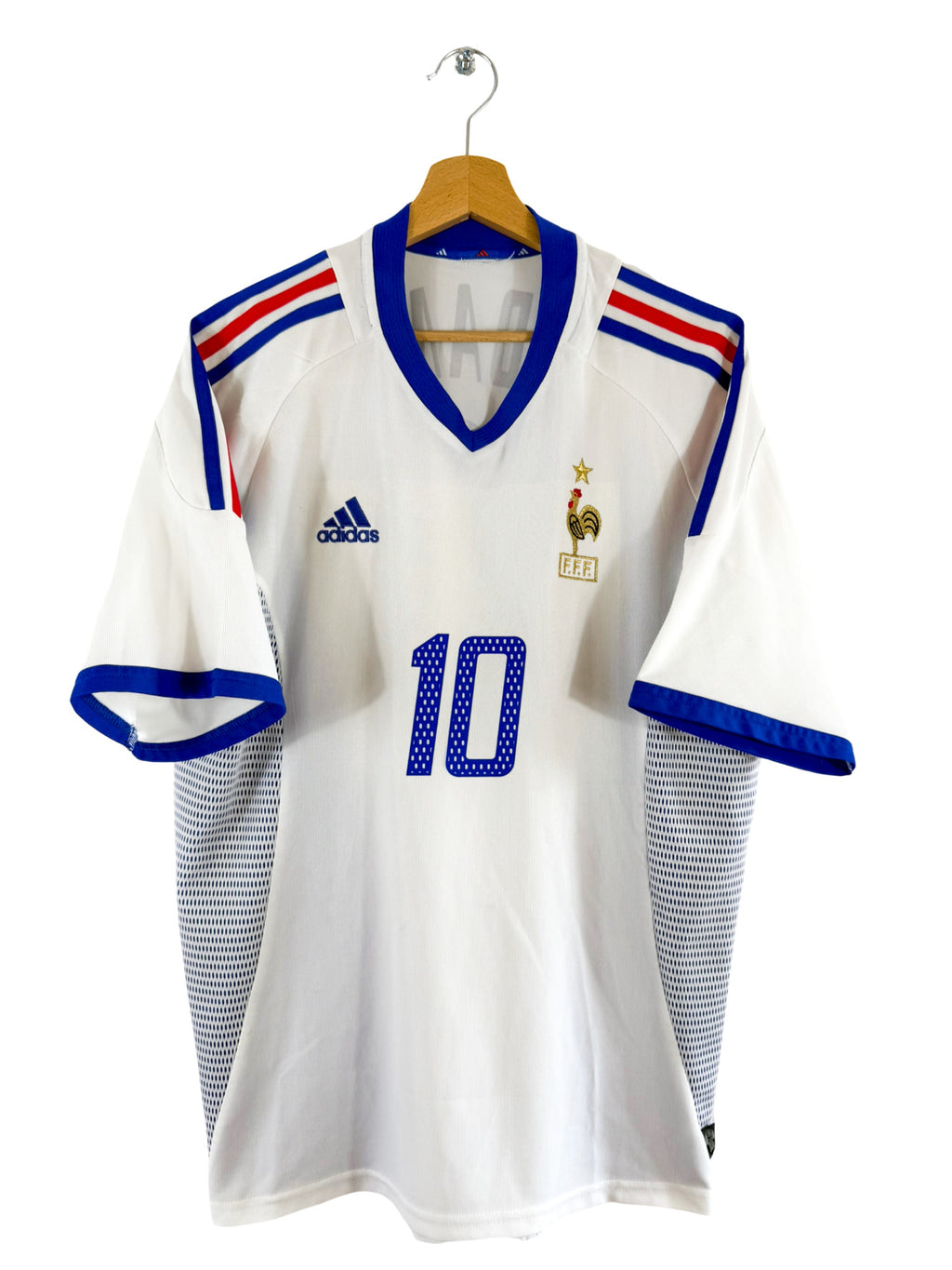 2002 - Maillot Équipe de France extérieur [#10 Zidane] - XL