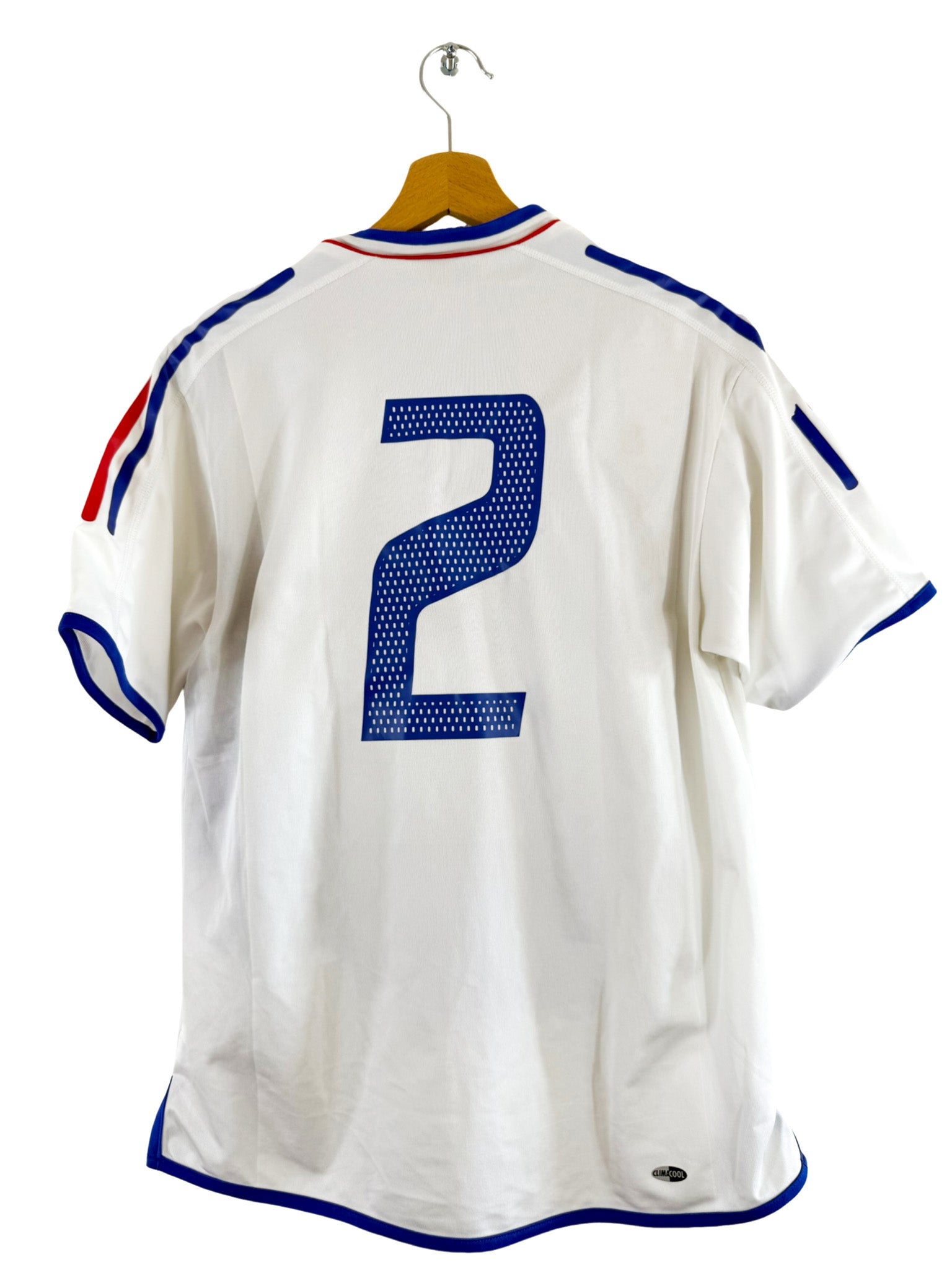 2004 - Camiseta de visitante de la selección francesa [#2] Adidas *Edición del partido* *Mujer* - Talla M
