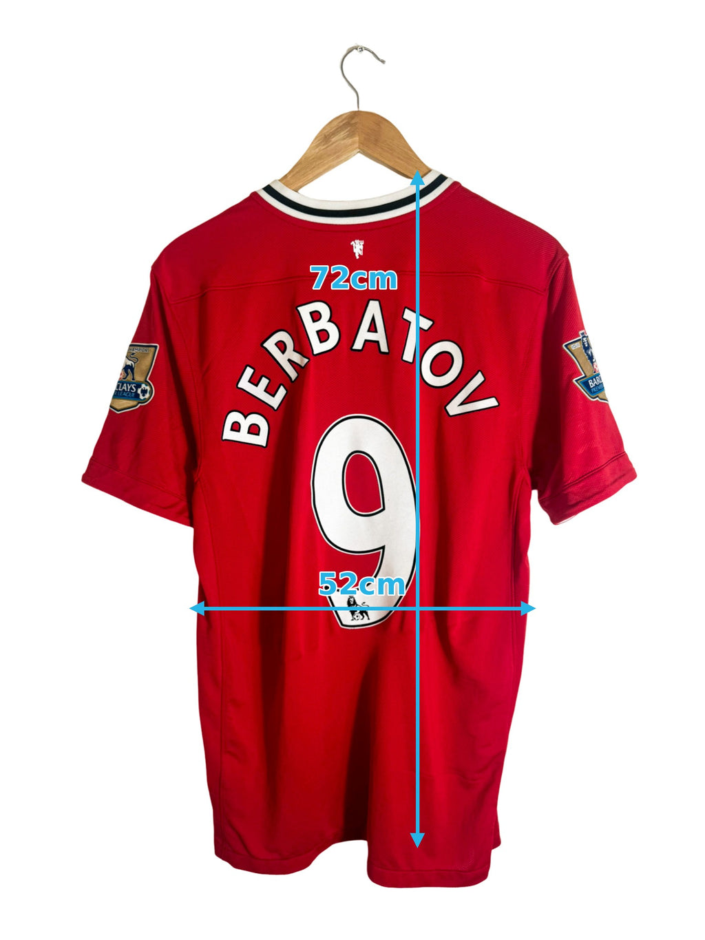 2011/2012 - Maillot Manchester United domicile [#9 BERBATOV] - L