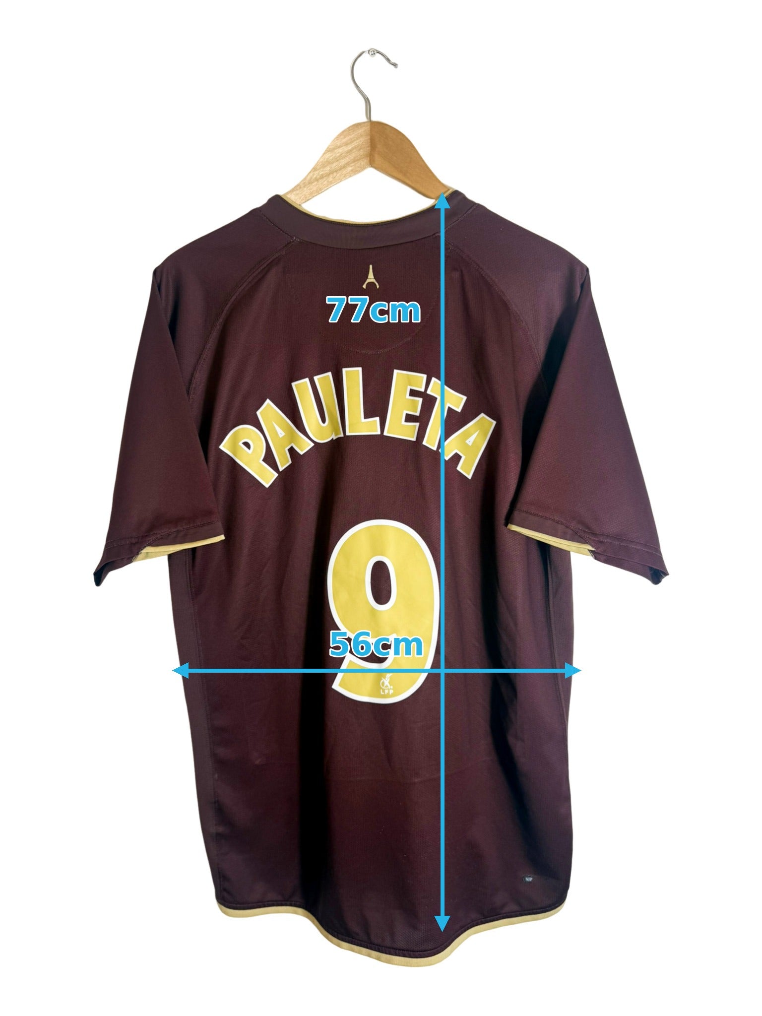 2006/2007 - Paris Saint Germain Away Jersey [#9 PAULETA] - XL