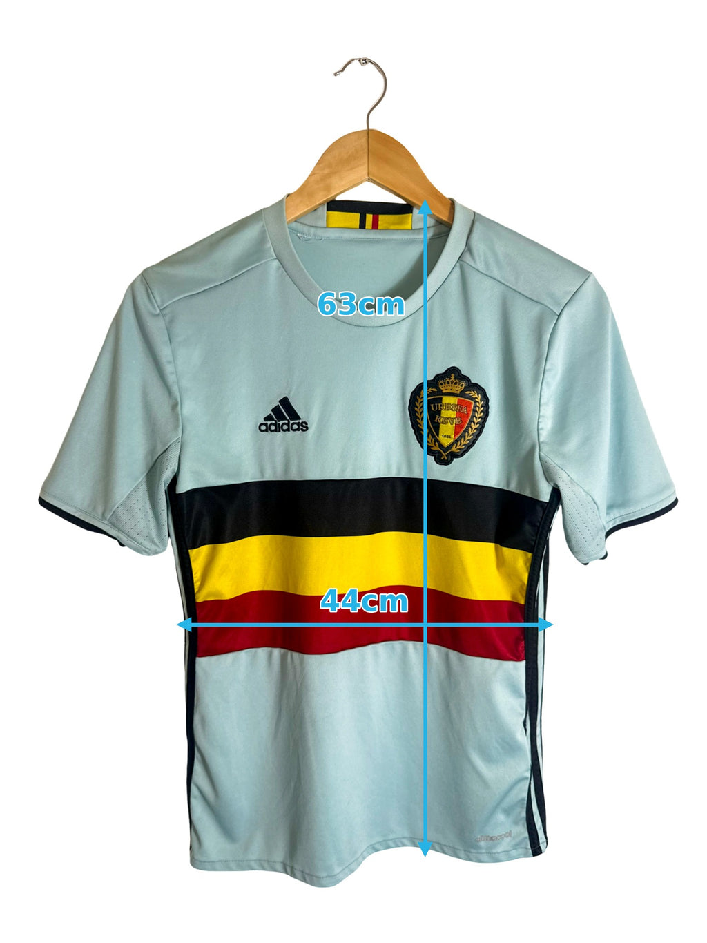 2016 - Maillot Belgique exterieur - 14 ans