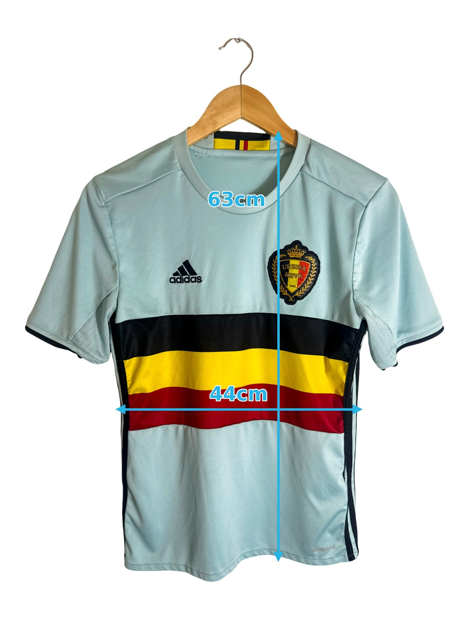 2016 - Maillot Belgique exterieur - 14 ans